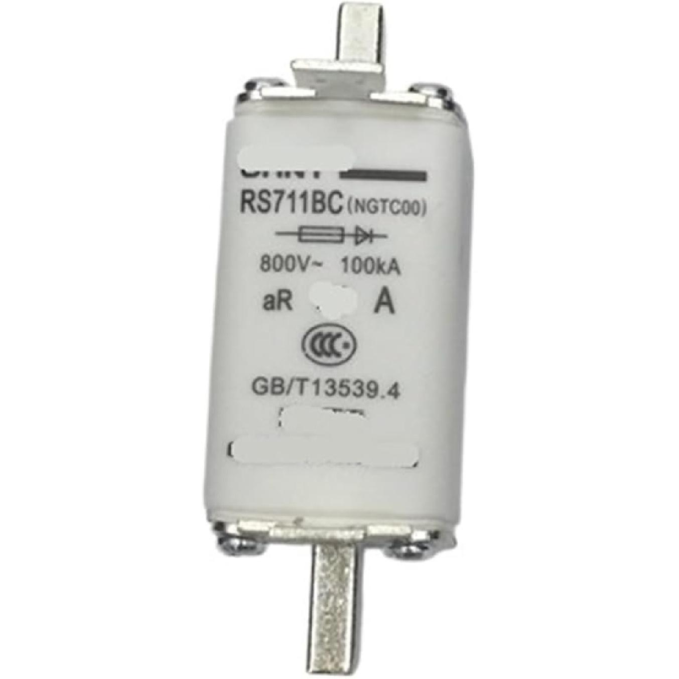 RS711BC NGTC00 Швидкодіючий запобіжник 800В-100кА 63А 50А 40А 32А 25А(40A) 160A
RS711BC NGTC00 Швидкодіючий запобіжник 800В-100кА 63А 50А 40А 32А 25А(40A) 160A
