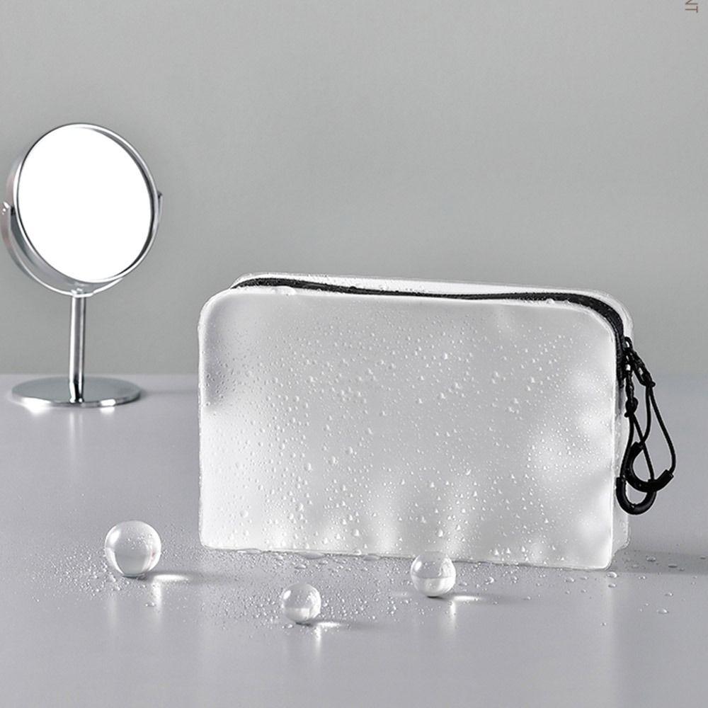 Zipper TPU Bath Storage Female Storage Bag Transparent Cosmetic Bag Matte Makeup Case Soft Film Bag прозорий
Zipper TPU Bath Storage Female Storage Bag Transparent Cosmetic Bag Matte Makeup Case Soft Film Bag прозорий