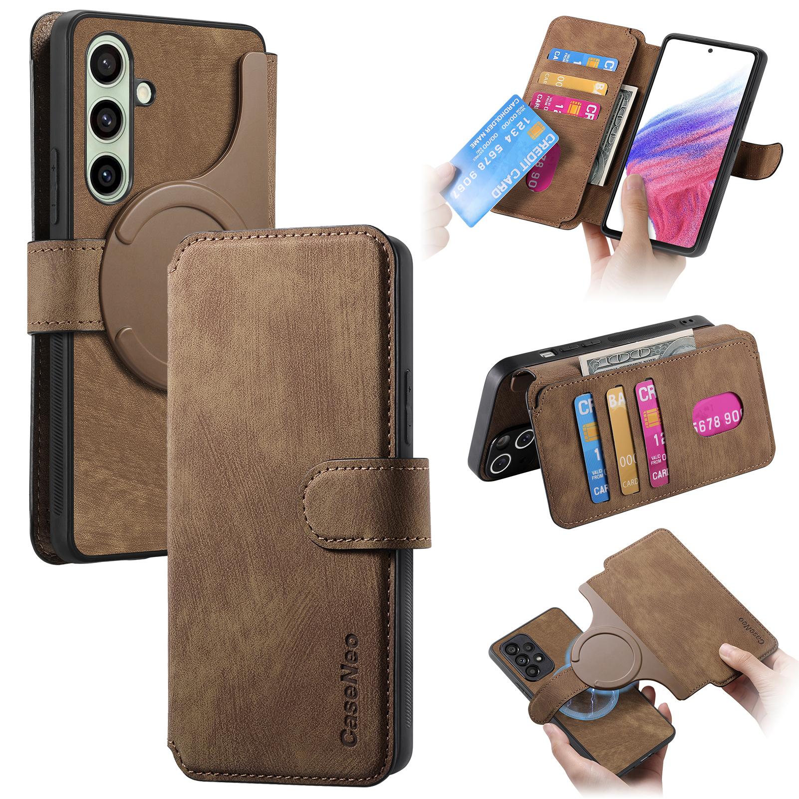For Samsung Galaxy A06s Magnetic Case CASENEO Detachable Leather Phone Wallet Cover Brown
For Samsung Galaxy A06s Magnetic Case CASENEO Detachable Leather Phone Wallet Cover Brown
