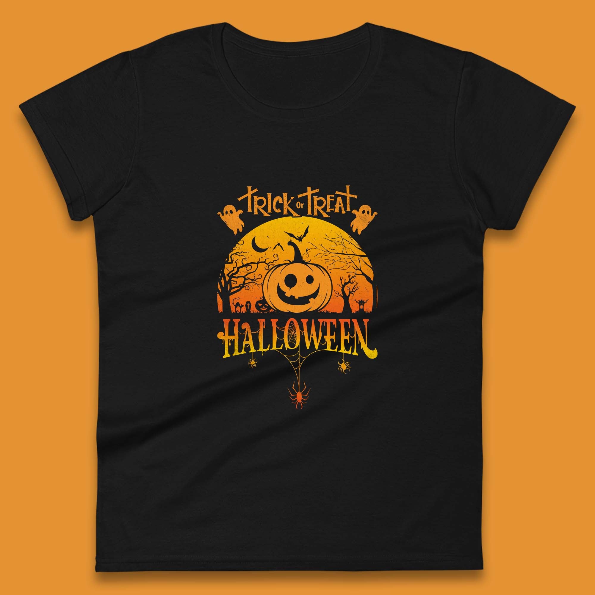 Trick Or Treat Halloween Pumpkin Haunted Trees Scary Spooky Season Womens Tee T Shirt Mens Tops Unisex Top 4XL
Trick Or Treat Halloween Pumpkin Haunted Trees Scary Spooky Season Womens Tee T Shirt Mens Tops Unisex Top 4XL
