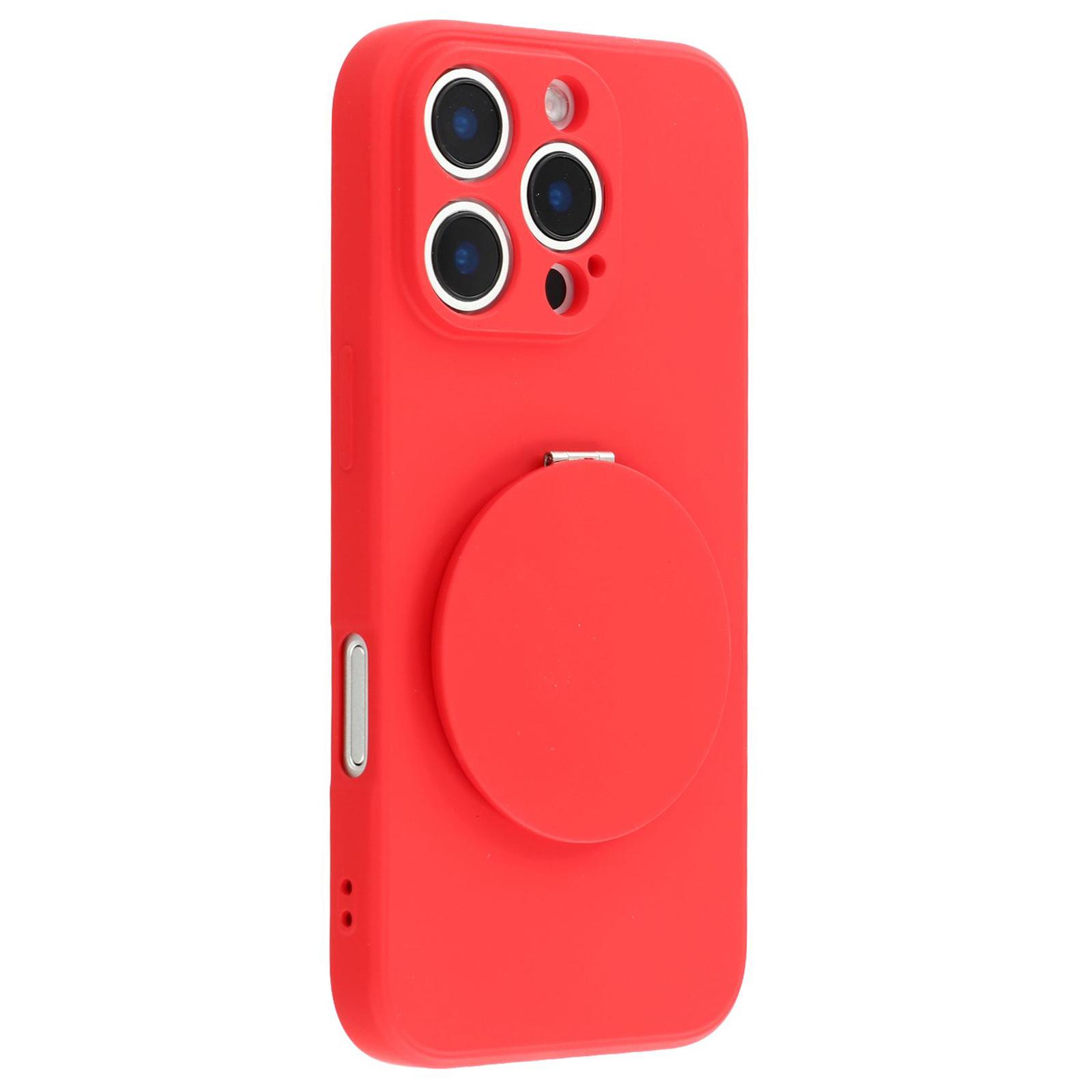 Чехол для iPhone 16 Pro Защита с прямыми краями TPU+PC Чехол для телефона с зеркальной подставкой Red
Чехол для iPhone 16 Pro Защита с прямыми краями TPU+PC Чехол для телефона с зеркальной подставкой Red