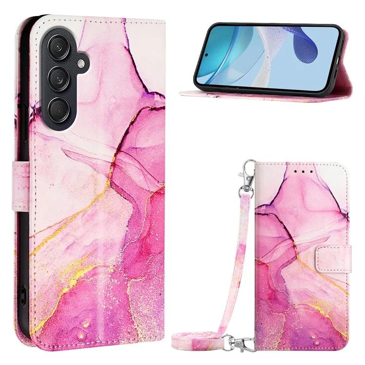 YB Pattern Printing Leather Series-6 For Samsung Galaxy M55 5G / C55 5G / F55 5G Wallet Phone Case with Strap - Pink / Purple / Gold LS001
YB Pattern Printing Leather Series-6 For Samsung Galaxy M55 5G / C55 5G / F55 5G Wallet Phone Case with Strap - Pink / Purple / Gold LS001