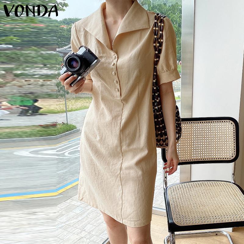 VONDA летнее женское короткое платье-рубашка на пуговицах с пышными рукавами
VONDA летнее женское короткое платье-рубашка на пуговицах с пышными рукавами