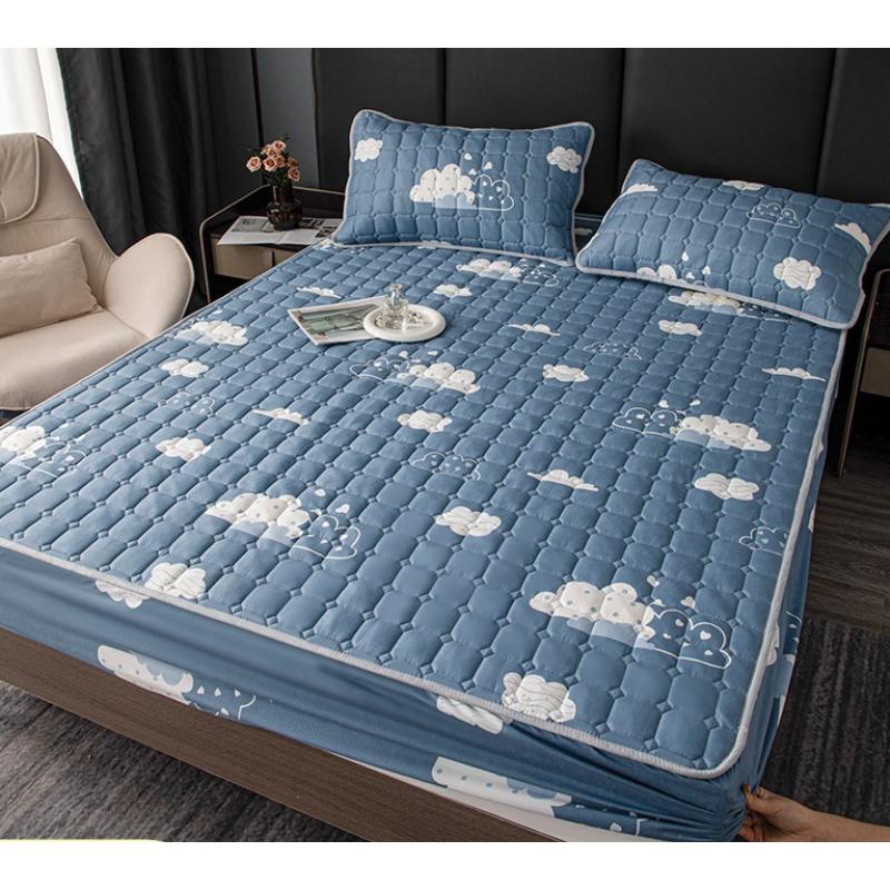 Quilted Printed Flannel Mattress Cover Fitted Sheet Soft Warm Comfortable Bedding for All Seasons 90*200*30cm
Quilted Printed Flannel Mattress Cover Fitted Sheet Soft Warm Comfortable Bedding for All Seasons 90*200*30cm