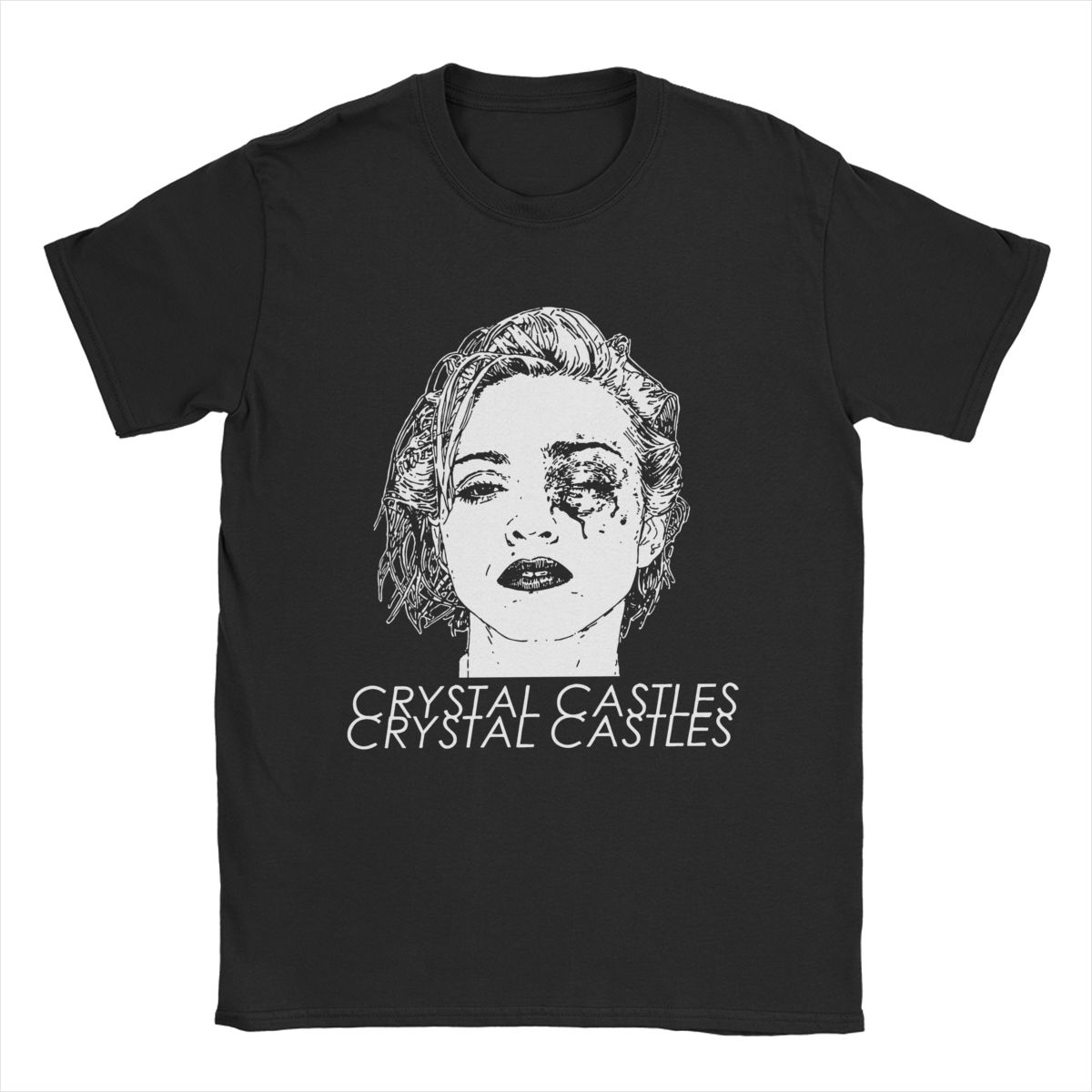 Мужская футболка Crystal Castles Хлопковые топы Сумасшедшие футболки с коротким рукавом и круглым вырезом Футболка с графическим принтом S
Мужская футболка Crystal Castles Хлопковые топы Сумасшедшие футболки с коротким рукавом и круглым вырезом Футболка с графическим принтом S