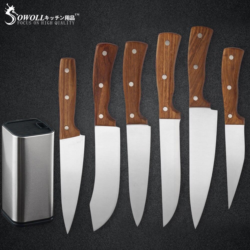 Sowoll 6 Pieces Ножи из нержавеющей стали Набор 6 7 8 INCH Рыбалка Убой Филе Нож Стенд Держатель Держатель Для хранения Органайзер
Sowoll 6 Pieces Ножи из нержавеющей стали Набор 6 7 8 INCH Рыбалка Убой Филе Нож Стенд Держатель Держатель Для хранения Органайзер