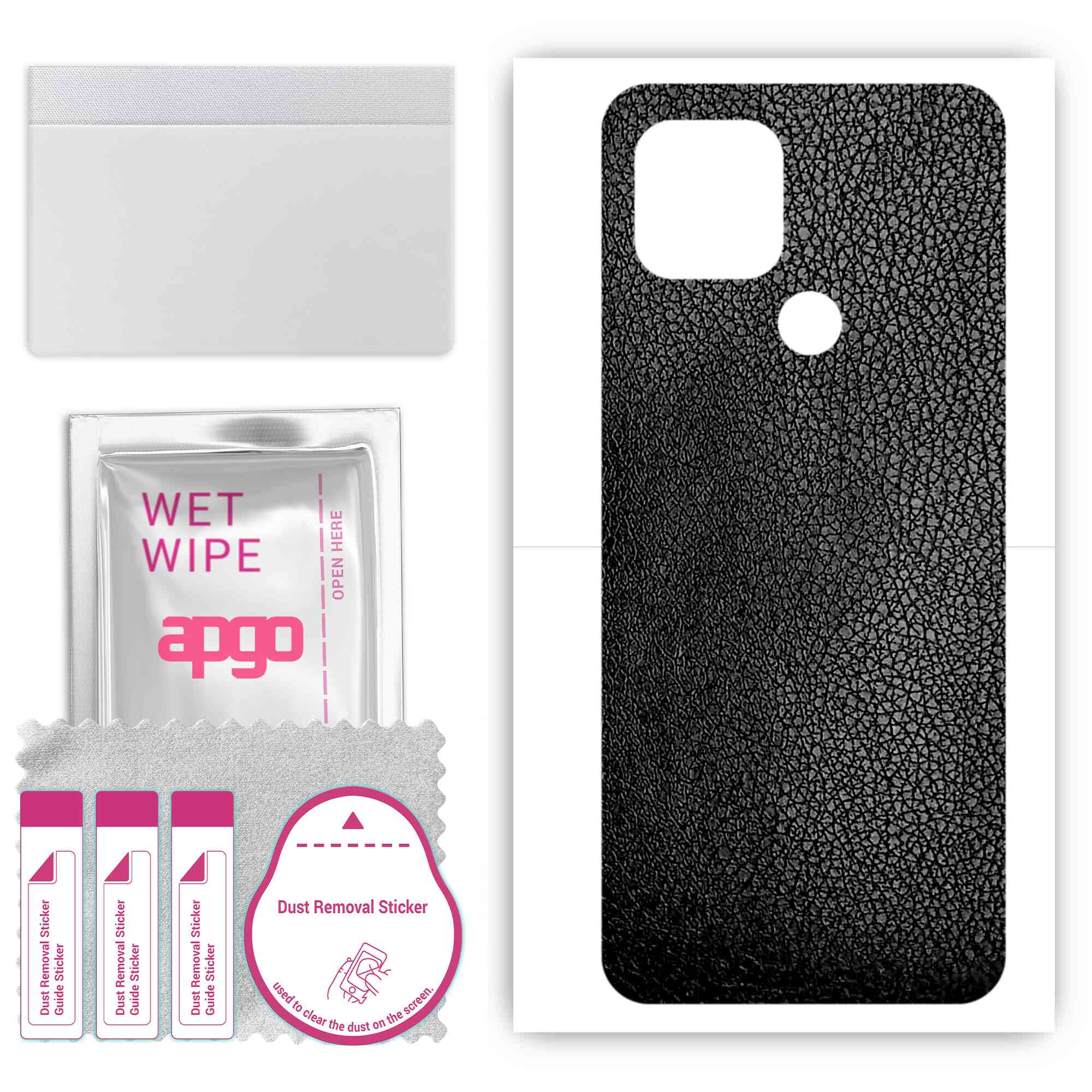 apgo Protective Skin Sticker for the back compatible with Kruger&Matz Flow 9, Wrap Film, Foil, Vinyl - Pattern Black Leather
apgo Protective Skin Sticker for the back compatible with Kruger&Matz Flow 9, Wrap Film, Foil, Vinyl - Pattern Black Leather
