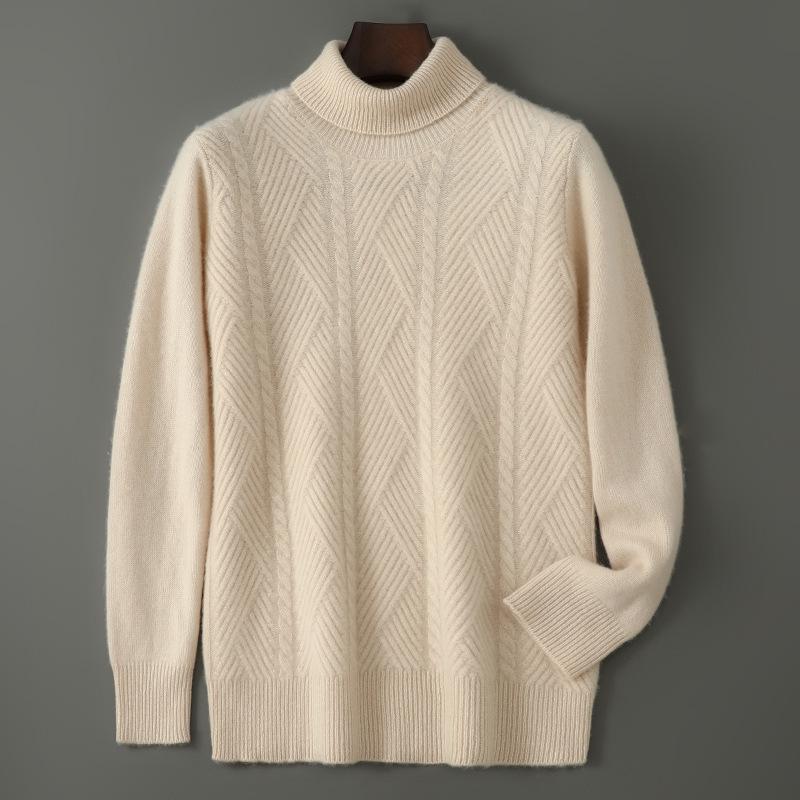 Men s High Neck Jacquard Sweater - 100% Australian Merino Wool Triple Extra Large
Men s High Neck Jacquard Sweater - 100% Australian Merino Wool Triple Extra Large