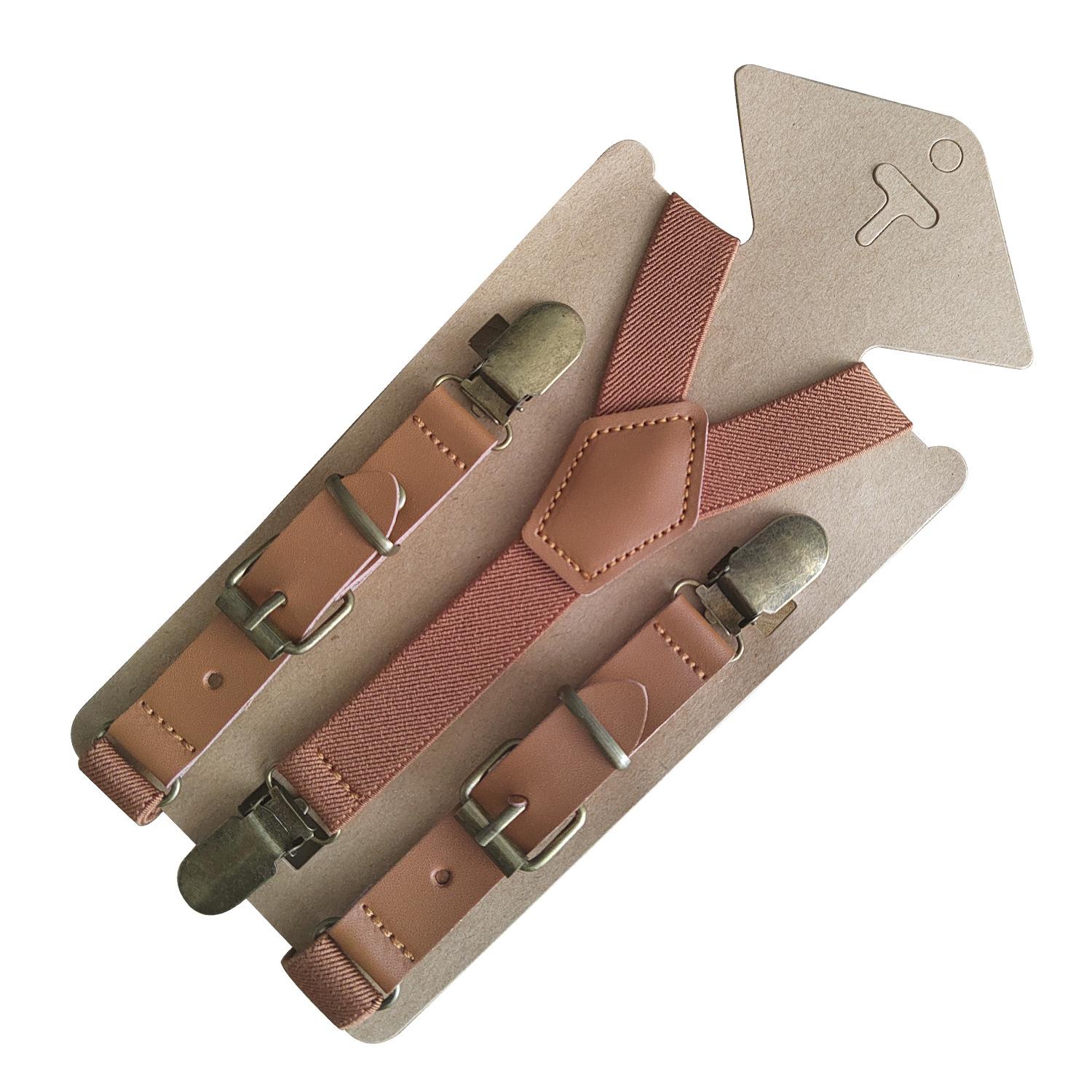 Suspenders for Boys Girls 2cm Y-back 3 Clips Adjustable Elastic Trouser Braces Suspenders Belt for Kids Fashion Accessories темно-коричневого кольору
Suspenders for Boys Girls 2cm Y-back 3 Clips Adjustable Elastic Trouser Braces Suspenders Belt for Kids Fashion Accessories темно-коричневого кольору
