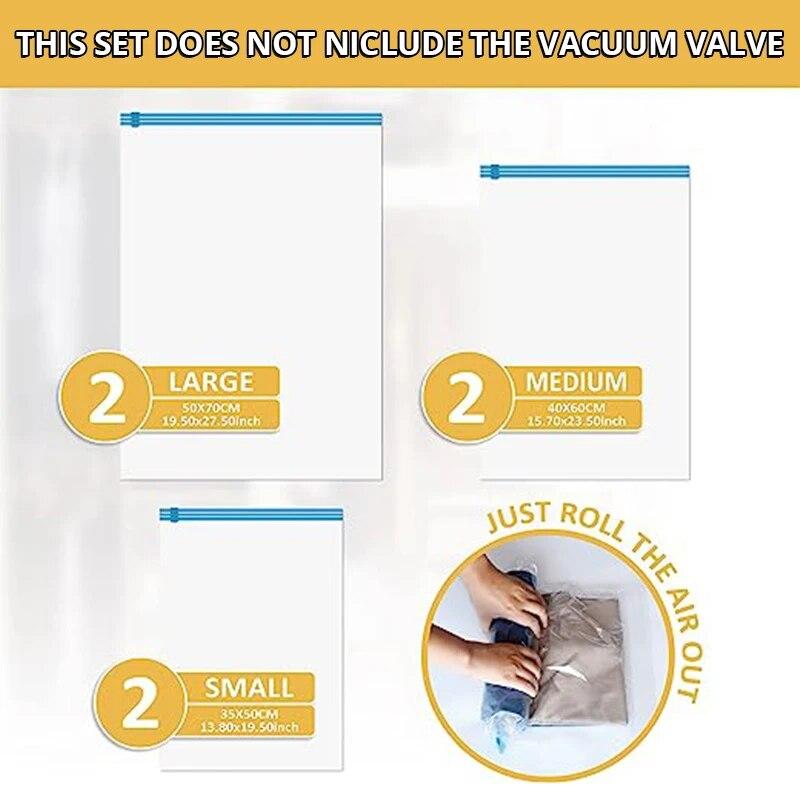 1 Набір Дорожні Компресійні Пакети Вакуумне Пакування Згортання Економія Місця Пакети для Багажу Круїзні Необхідності
1 Набір Дорожні Компресійні Пакети Вакуумне Пакування Згортання Економія Місця Пакети для Багажу Круїзні Необхідності