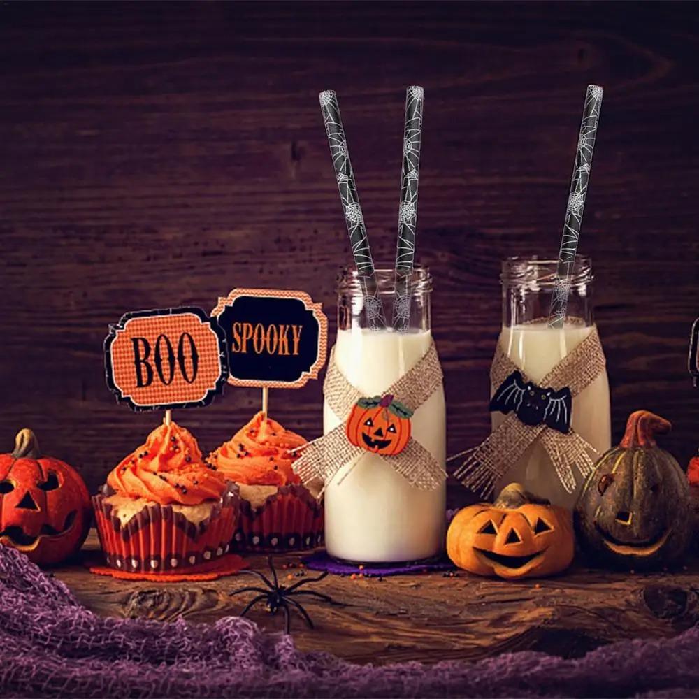 20/50pcs Printed Dot Pattern Halloween Spider Straw Paper Drinking Straw Beverage 50Pcs-Style B
20/50pcs Printed Dot Pattern Halloween Spider Straw Paper Drinking Straw Beverage 50Pcs-Style B
