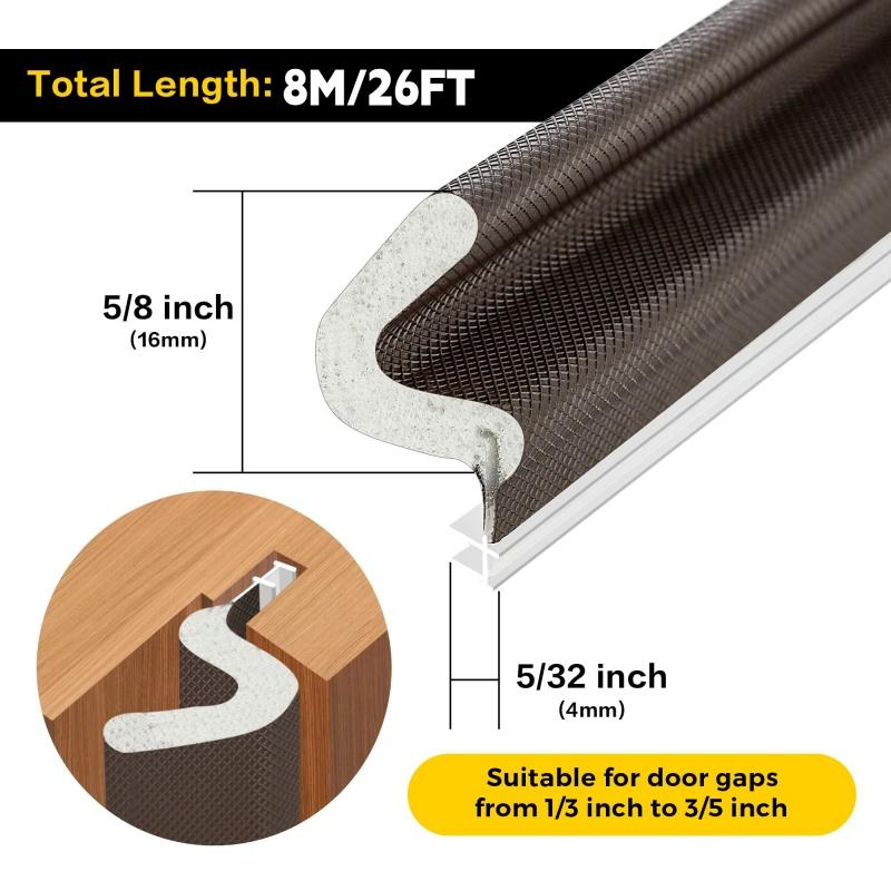 8m Door Weather Stripping Seal,Window Kerf Soundproof Strip V-Shaped Q Foam Weather Stripping Door Frame for Card Slot Large Gap V Shape&8M чёрный
8m Door Weather Stripping Seal,Window Kerf Soundproof Strip V-Shaped Q Foam Weather Stripping Door Frame for Card Slot Large Gap V Shape&8M чёрный