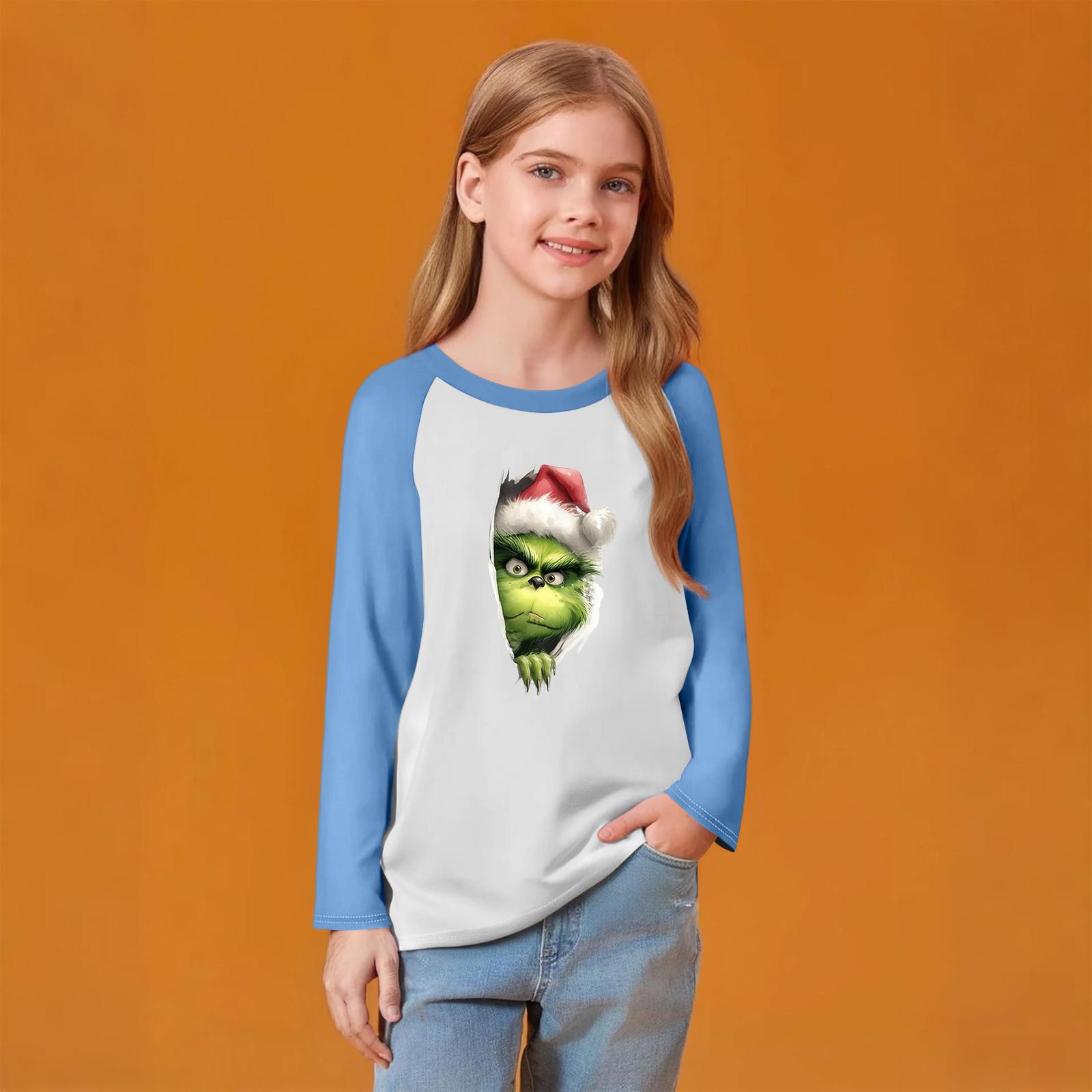 Детский модный удобный пуловер с рождественским принтом на шее, топ с длинным рукавом 150
Детский модный удобный пуловер с рождественским принтом на шее, топ с длинным рукавом 150