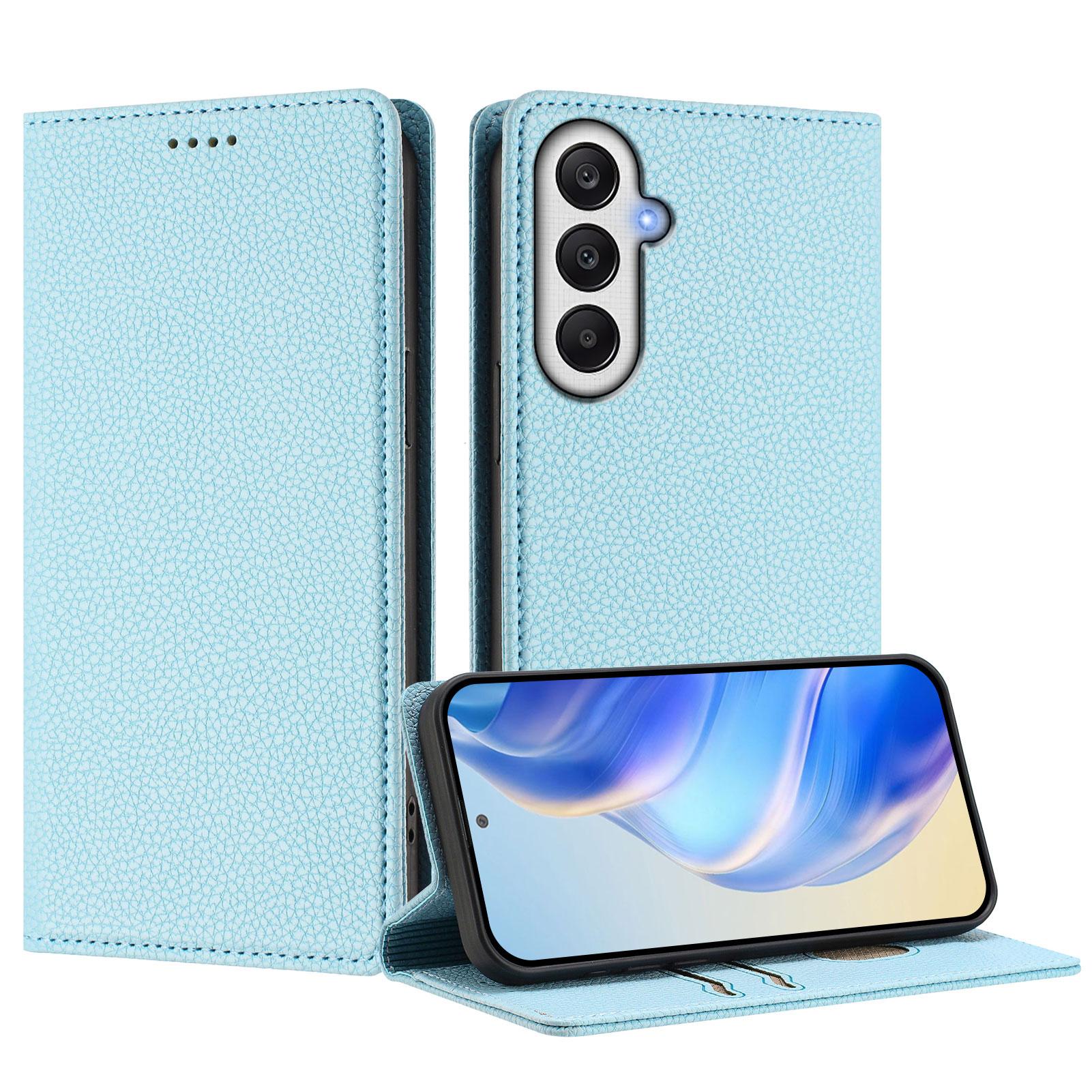 For Samsung Galaxy S24 FE Wallet Case RFID Blocking Litchi Texture Leather Mobile Cover Dark Blue
For Samsung Galaxy S24 FE Wallet Case RFID Blocking Litchi Texture Leather Mobile Cover Dark Blue