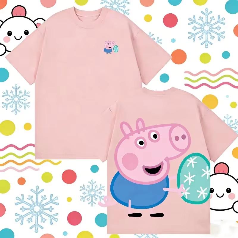 2026 summer new Pepe Pig cartoon pattern printed Tshirt suitable for both Unisex Women breathable loosefitting casual and soft S
2026 summer new Pepe Pig cartoon pattern printed Tshirt suitable for both Unisex Women breathable loosefitting casual and soft S