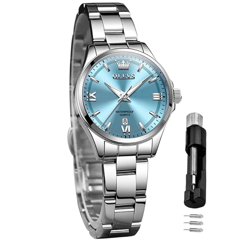 OLEVS ladies watches Japanese quartz stainless steel band classic dial Luminous function 30M waterproof business women s watch Popularity Fashionable
OLEVS ladies watches Japanese quartz stainless steel band classic dial Luminous function 30M waterproof business women s watch Popularity Fashionable