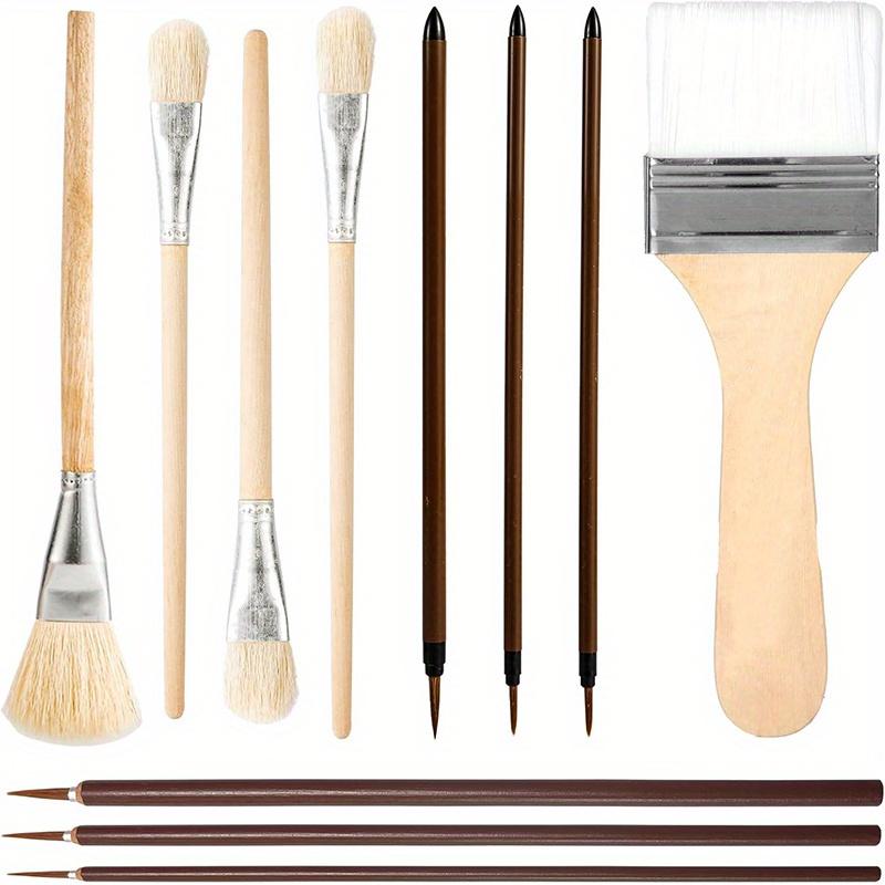11pcs Pottery Glaze Brushes Set, Ceramic Brushes with Long Handle Watercolor Oil Acrylic Painting Supplies Wool Art Paintbrush Tools Christmas Gift 11pcs
11pcs Pottery Glaze Brushes Set, Ceramic Brushes with Long Handle Watercolor Oil Acrylic Painting Supplies Wool Art Paintbrush Tools Christmas Gift 11pcs