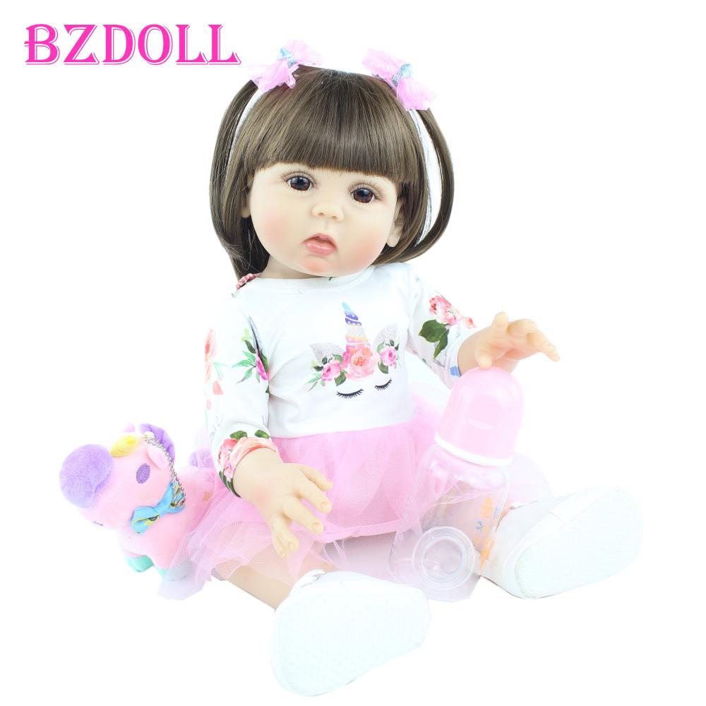 BZDOLL 48 CM Full Vinyl Body Reborn Doll Like Real 19 inch Princess Babies For Girl Birthday Gift Bathe Toy vinyl body doll
BZDOLL 48 CM Full Vinyl Body Reborn Doll Like Real 19 inch Princess Babies For Girl Birthday Gift Bathe Toy vinyl body doll