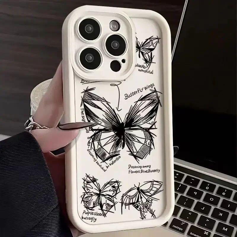 Sketch Lines Butterfly Silicone Phone Case for iPhone 15 Pro Max Cases iPhone 11 12 13 14 Pro Max Mini X XS XR 7 8 SE Soft Cover For iphone 12 чёрный
Sketch Lines Butterfly Silicone Phone Case for iPhone 15 Pro Max Cases iPhone 11 12 13 14 Pro Max Mini X XS XR 7 8 SE Soft Cover For iphone 12 чёрный
