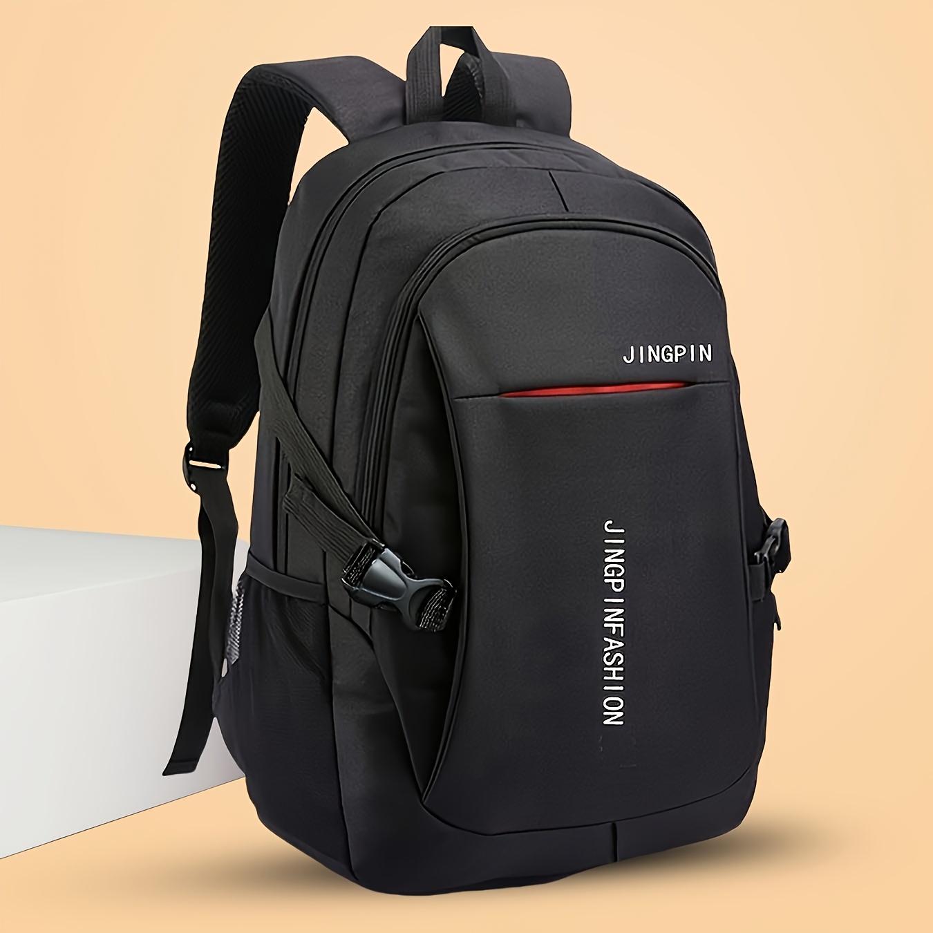 1 шт. Компактний чоловічий нейлоновий рюкзак - Дорожня сумка великої місткості для роботи та коледжу - Міцний, просторий, USB-кабель не входить до комплекту - Модний повсякденний стиль чорний
1 шт. Компактний чоловічий нейлоновий рюкзак - Дорожня сумка великої місткості для роботи та коледжу - Міцний, просторий, USB-кабель не входить до комплекту - Модний повсякденний стиль чорний