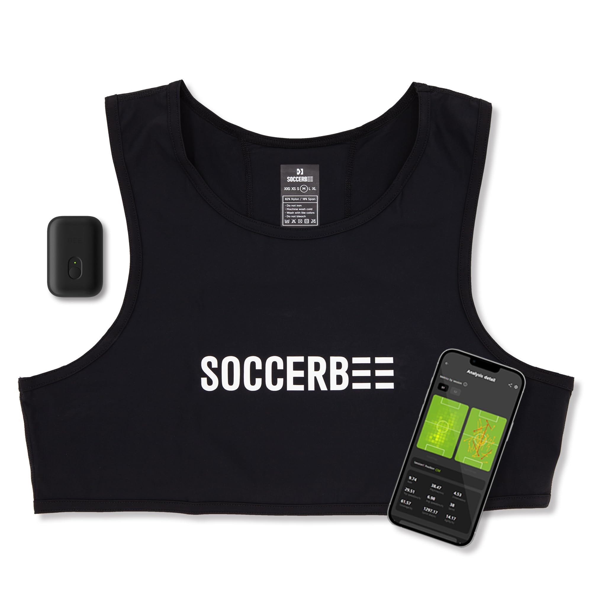 Жилет Soccerbee Pro 2 GPS Носимое устройство для отслеживания и анализа активности игроков в такие виды спорта на открытом воздухе, как лакросс - футбол, американский футбол,
Жилет Soccerbee Pro 2 GPS Носимое устройство для отслеживания и анализа активности игроков в такие виды спорта на открытом воздухе, как лакросс - футбол, американский футбол,