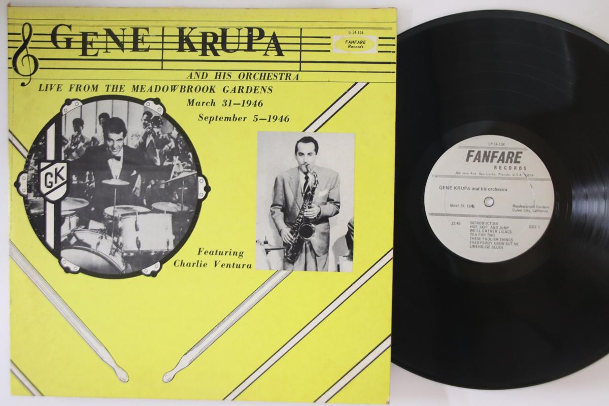 LP Record GENE KRUPA - Live From The Meadowbrook Gardens LP34134 FANFARE 1979 US Jazz Used
LP Record GENE KRUPA - Live From The Meadowbrook Gardens LP34134 FANFARE 1979 US Jazz Used