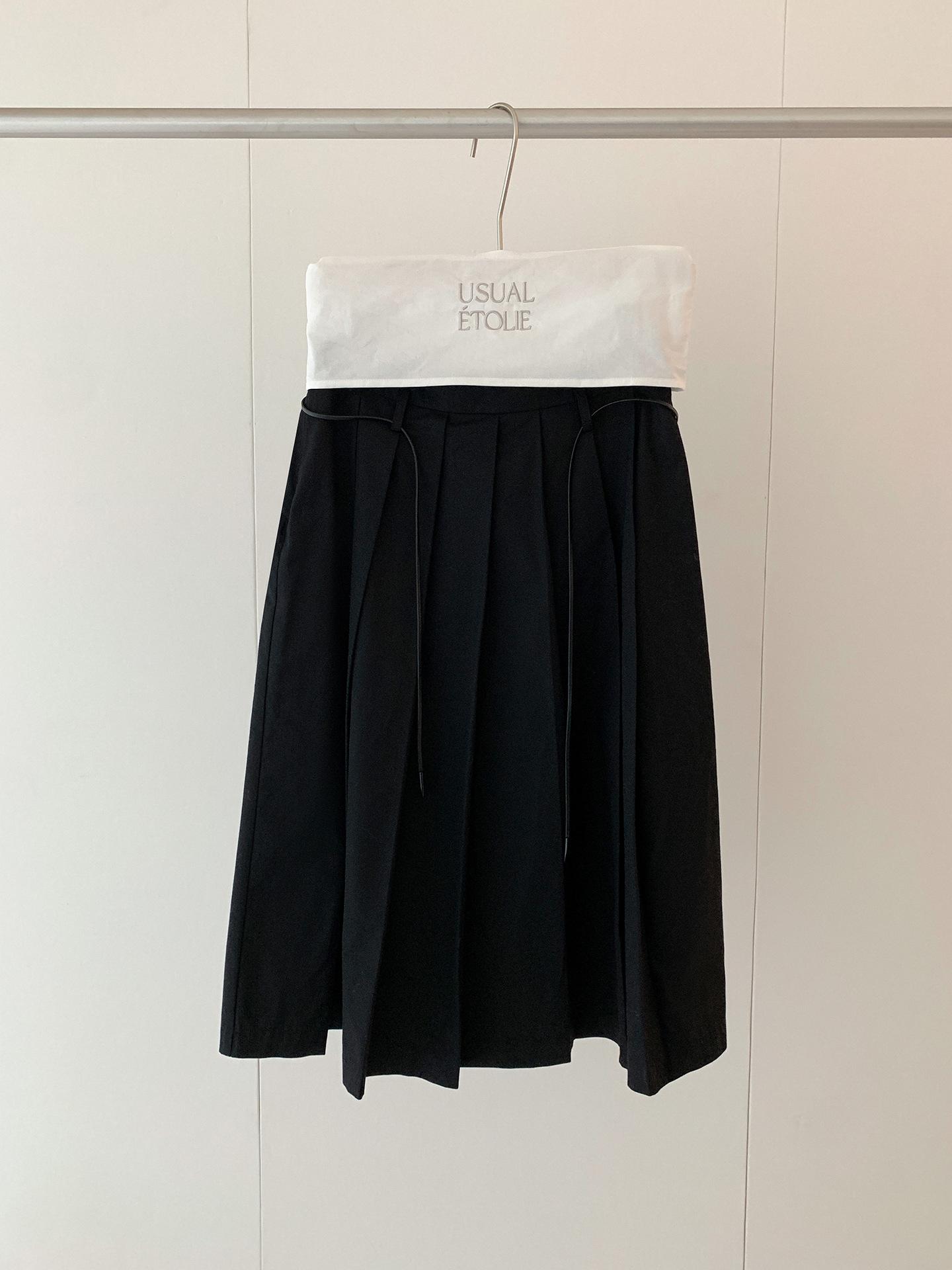 Qiumeng DT ETOLIE Women s High Waist Pleated A-Line Skirt - College Style, Simple, Slimming, Loose Fit Small чёрный
Qiumeng DT ETOLIE Women s High Waist Pleated A-Line Skirt - College Style, Simple, Slimming, Loose Fit Small чёрный
