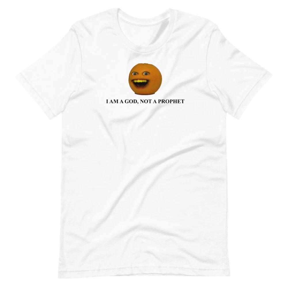 I AM A GOD NOT A PROPHET Orange Tee Funny Short-Sleeve Unisex 100% Cotton T-shirt Mens Tees Top 4XL
I AM A GOD NOT A PROPHET Orange Tee Funny Short-Sleeve Unisex 100% Cotton T-shirt Mens Tees Top 4XL