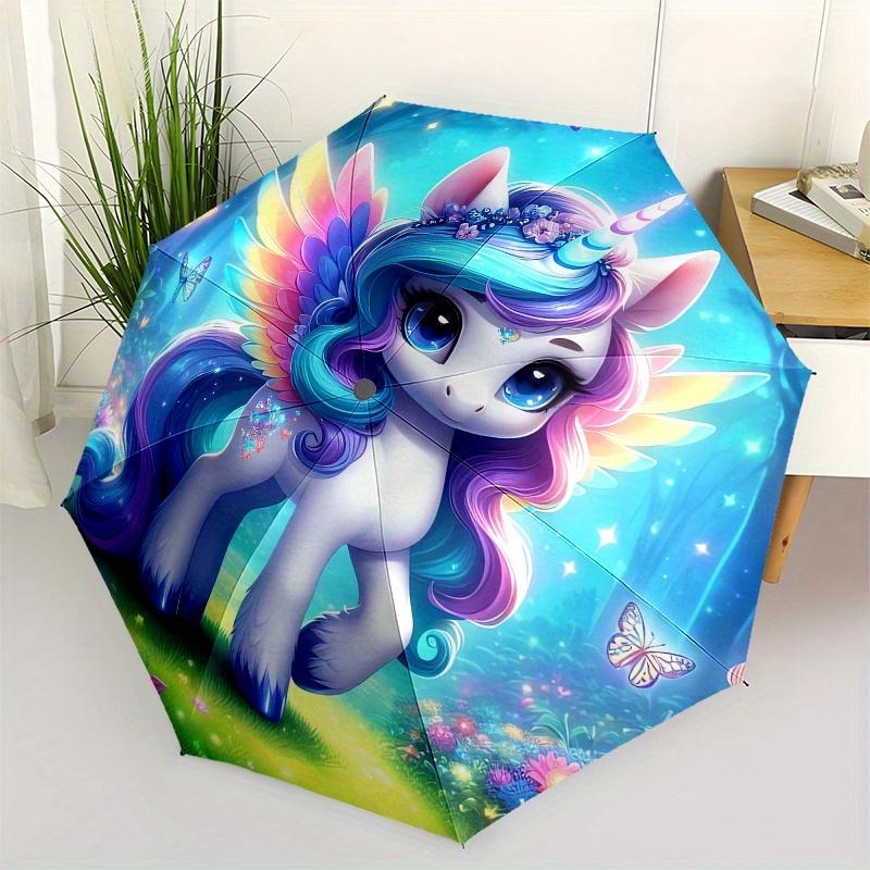 Unicorn Fantasy Theme 8 Bone Hand Automatic Folding Umbrella, Compact and Portable Design, A Perfect Gift for Birthday, Christmas or Busines
Unicorn Fantasy Theme 8 Bone Hand Automatic Folding Umbrella, Compact and Portable Design, A Perfect Gift for Birthday, Christmas or Busines