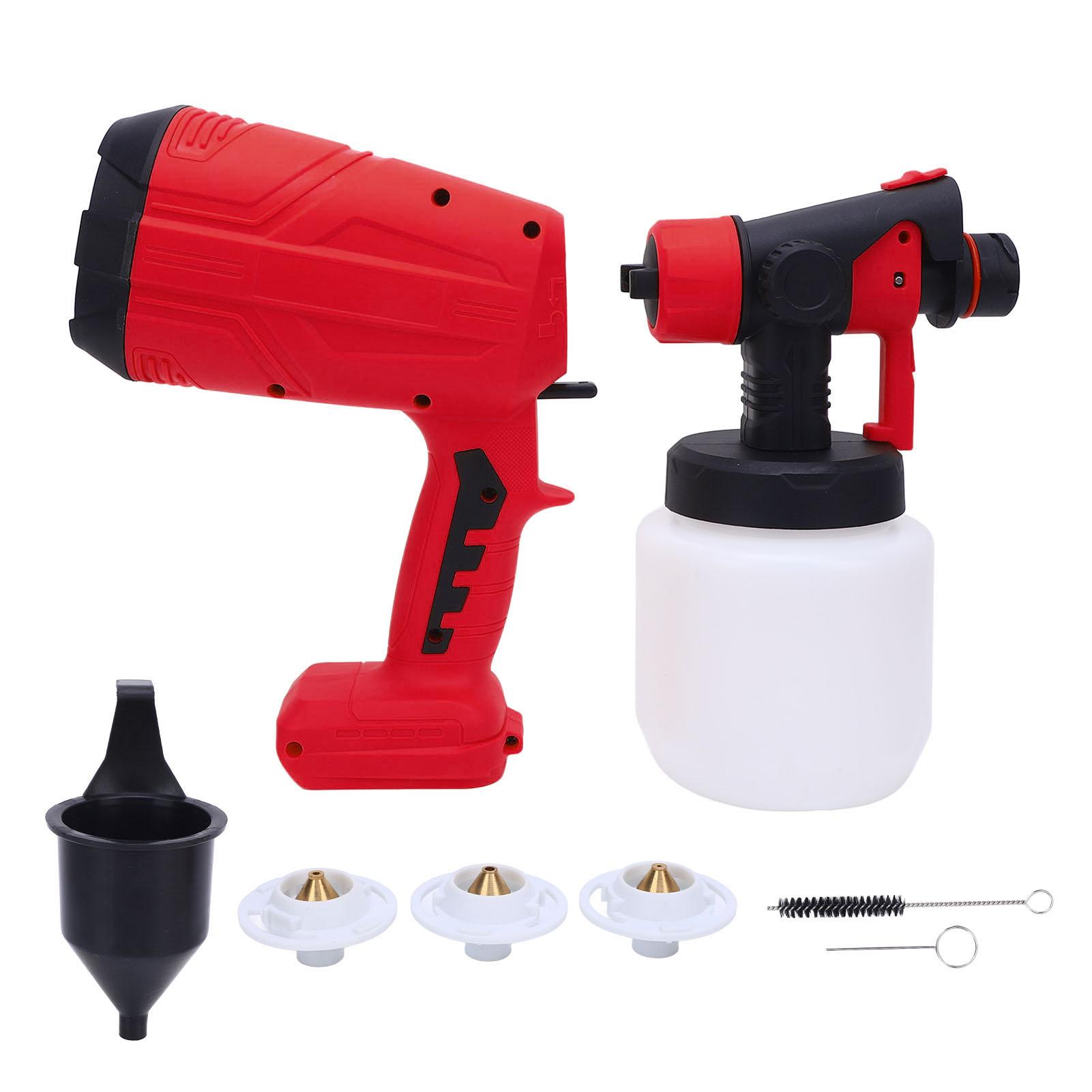 Electric Spray Gun 800ML 200W Cordless Paint Sprayer with 4 Nozzles for B4 Battery House Furniture
Electric Spray Gun 800ML 200W Cordless Paint Sprayer with 4 Nozzles for B4 Battery House Furniture