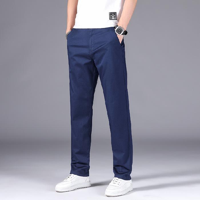 Мужские немнущиеся эластичные брюки в стиле business casual для весны и лета 32 темно-синий
Мужские немнущиеся эластичные брюки в стиле business casual для весны и лета 32 темно-синий