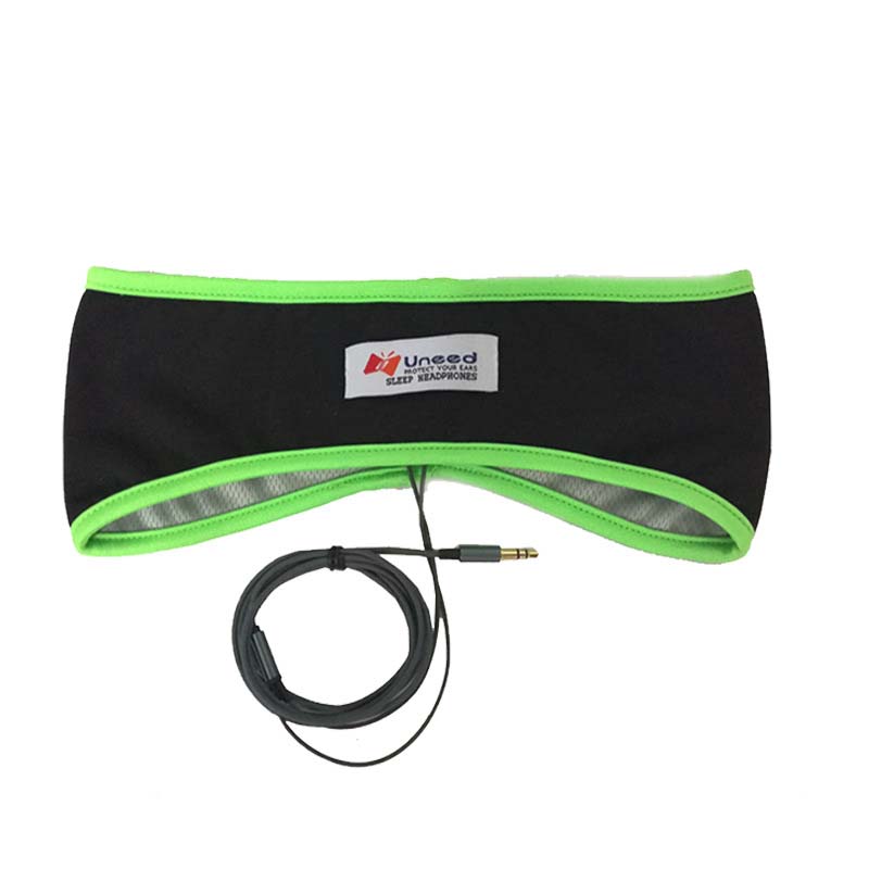 Sports Earphone Sleeping Mask Anti-noise Headphone Headband 3.5mm Wired Headset Music Player for Smartphone PC зелений
Sports Earphone Sleeping Mask Anti-noise Headphone Headband 3.5mm Wired Headset Music Player for Smartphone PC зелений