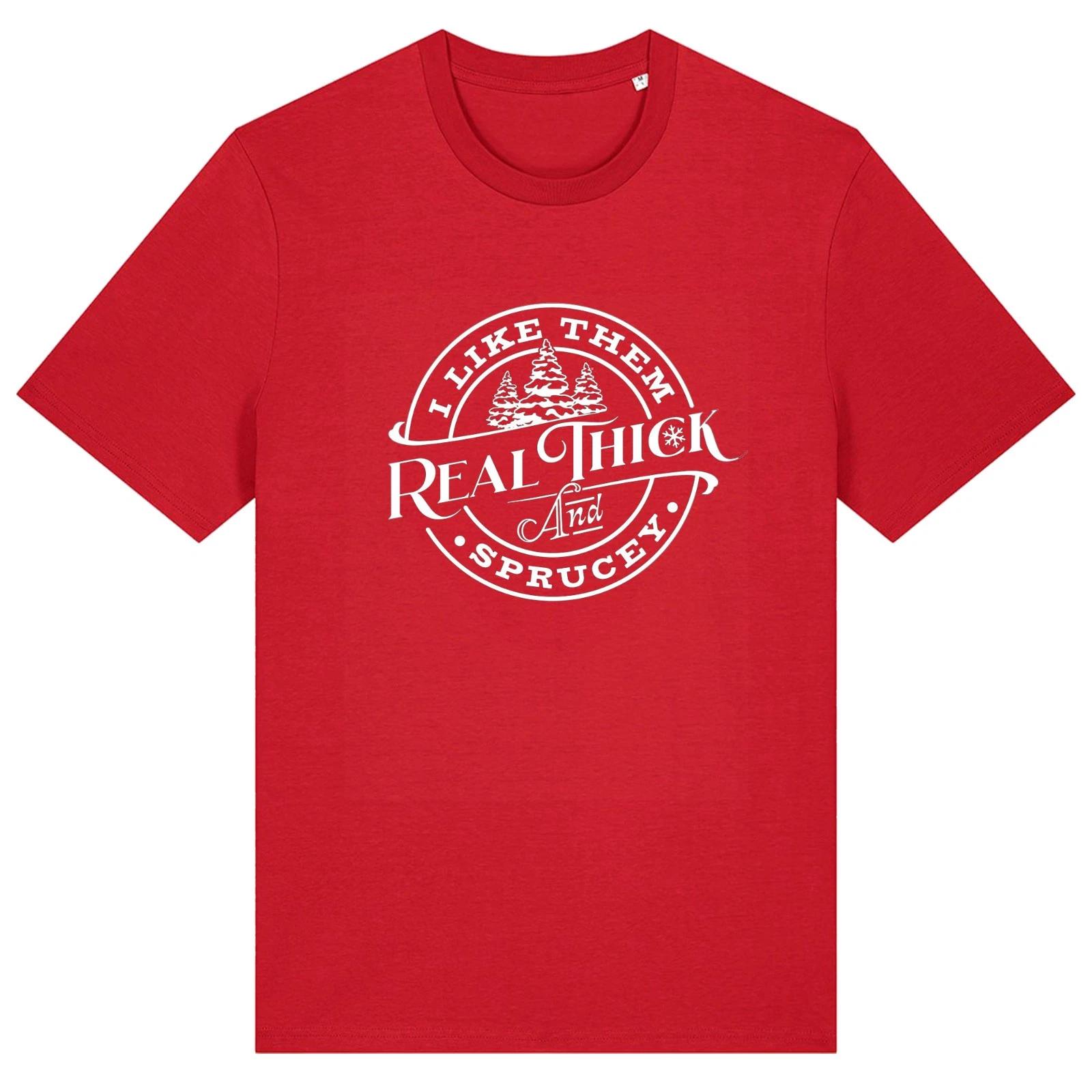 Real Thick & Sprucey - Unisex T-Shirt Festive Jolly Secret Santa Xmas Christmas S
Real Thick & Sprucey - Unisex T-Shirt Festive Jolly Secret Santa Xmas Christmas S