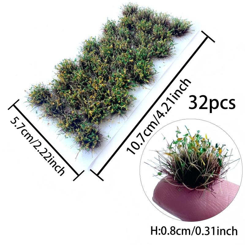 32Pcs 8mm Simulation Grass Clusters Wildflower Model DIY Mini Garden Building Sand Table Scene Layout Grass Tufts Ornaments
32Pcs 8mm Simulation Grass Clusters Wildflower Model DIY Mini Garden Building Sand Table Scene Layout Grass Tufts Ornaments