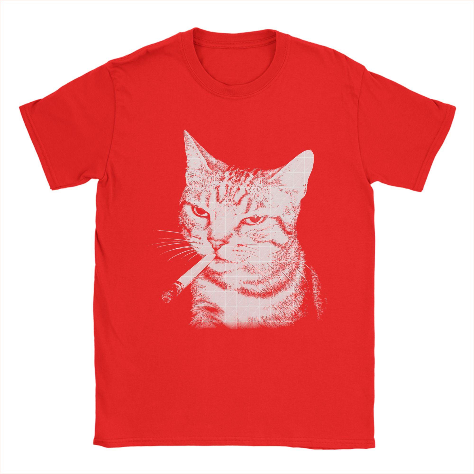 Mens Cat Smoking Meme T Shirts 100 Cotton Clothes Crazy Short Sleeve Round Collar Tees Plus Size TShirts M
Mens Cat Smoking Meme T Shirts 100 Cotton Clothes Crazy Short Sleeve Round Collar Tees Plus Size TShirts M