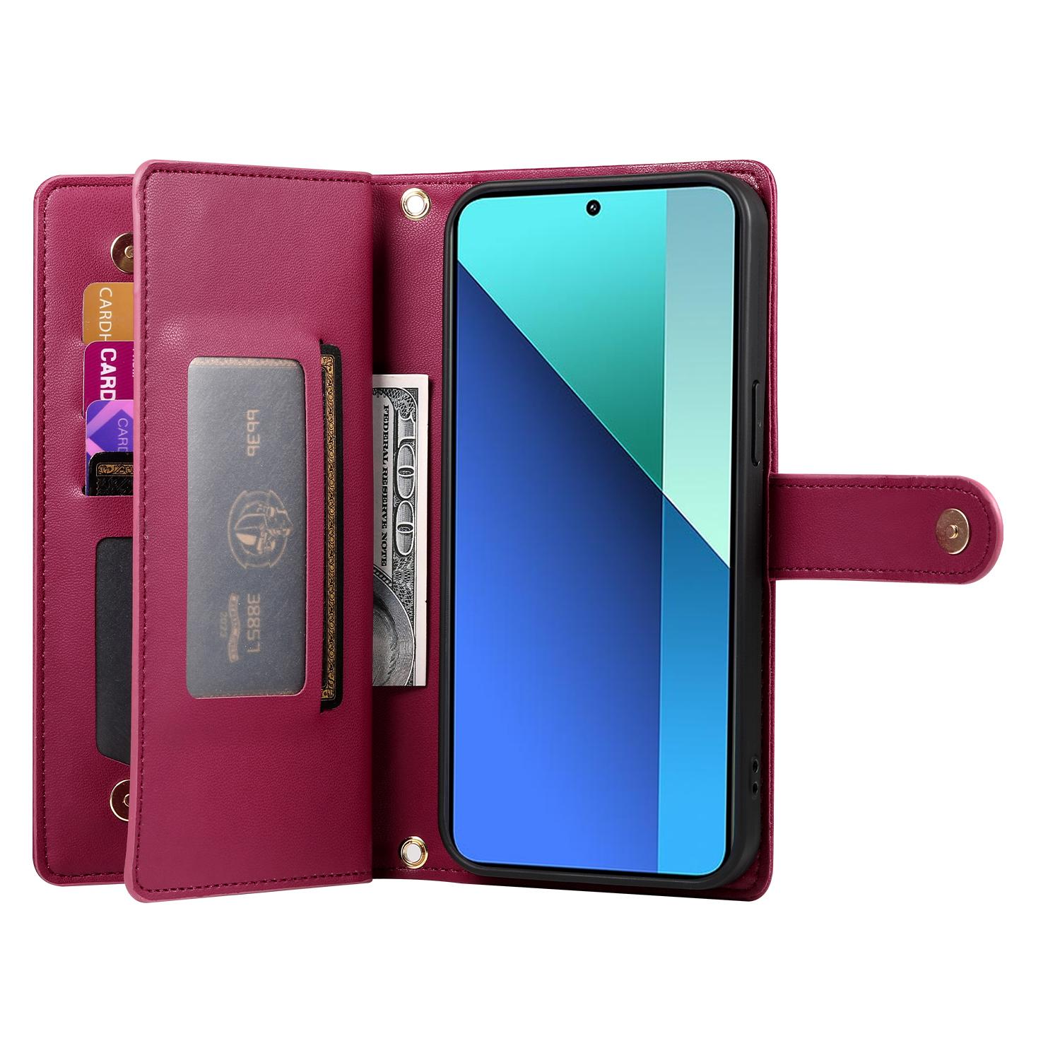DF-011 For Xiaomi Redmi Note 14 Pro 4G Case Zipper Pocket Wallet Leather Phone Cover with Straps Black
DF-011 For Xiaomi Redmi Note 14 Pro 4G Case Zipper Pocket Wallet Leather Phone Cover with Straps Black