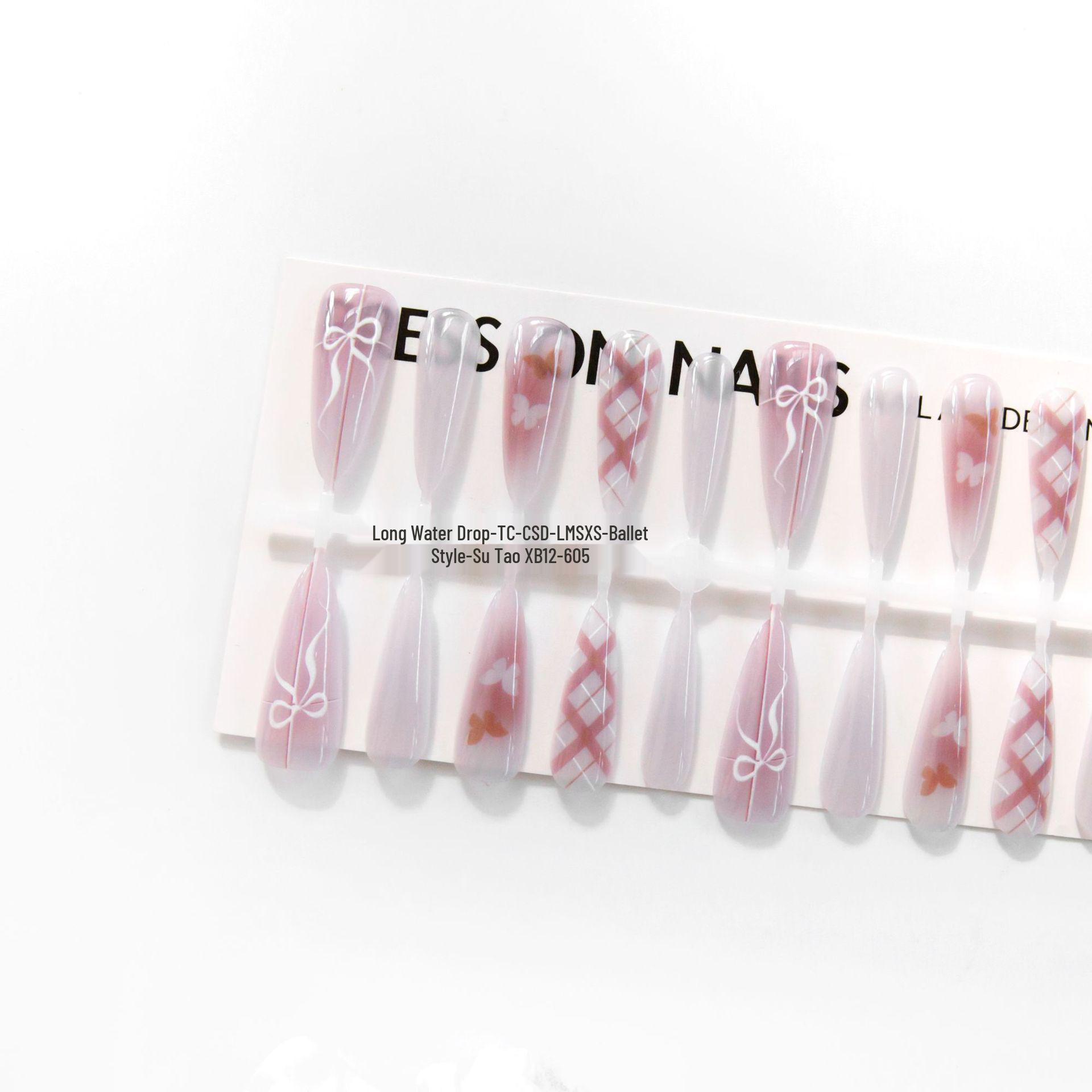 New Year Y2K Style French Wearable Nail Base Color Pre-made Nail Tips with European and American Ins Style Art Stickers
New Year Y2K Style French Wearable Nail Base Color Pre-made Nail Tips with European and American Ins Style Art Stickers