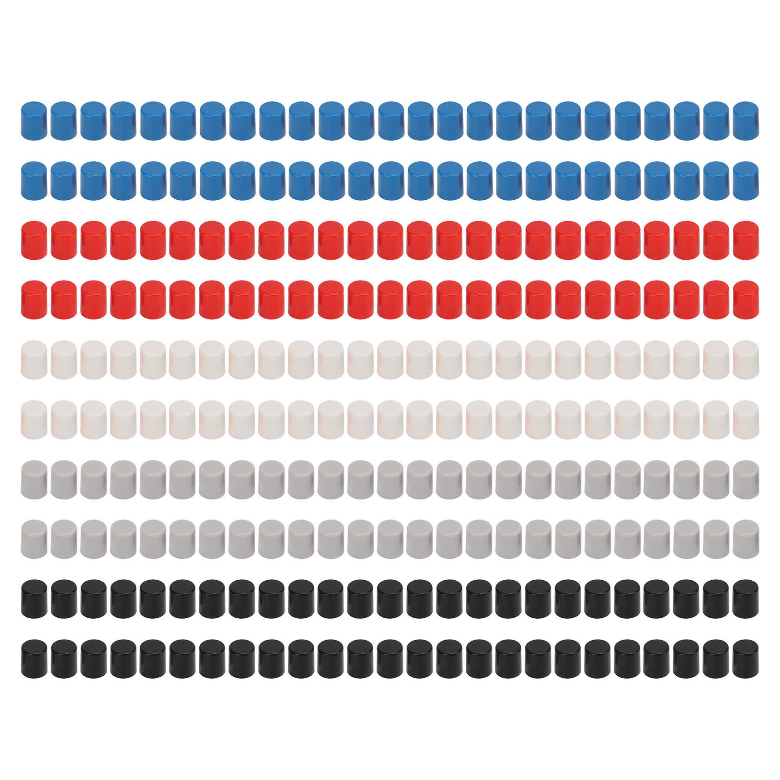 250PCS Push Button Caps ABS Plastic 6 Pin Power Self Locking Switch Caps Multiple Colors
250PCS Push Button Caps ABS Plastic 6 Pin Power Self Locking Switch Caps Multiple Colors