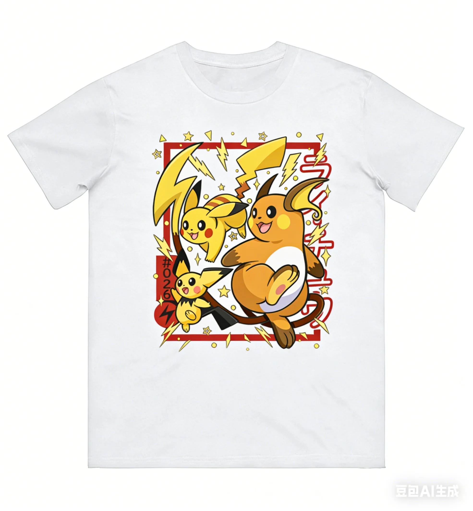 Pokemon Pichu Evolution Printed Cotton Tshirt Short Sleeve Men Women Spring Summer Fashion Casual Shirt S
Pokemon Pichu Evolution Printed Cotton Tshirt Short Sleeve Men Women Spring Summer Fashion Casual Shirt S
