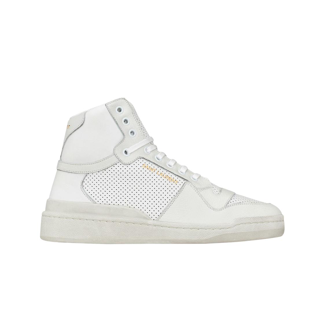 Saint Laurent Sl24 Mid-top Sneakers In Used-look Perforated Leather Optic White EU 45
Saint Laurent Sl24 Mid-top Sneakers In Used-look Perforated Leather Optic White EU 45