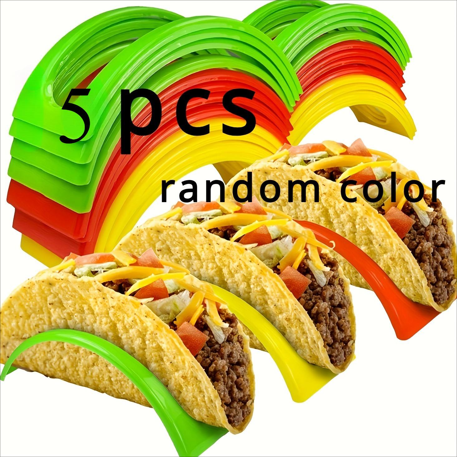 5pcs Colorful Taco Holders - Durable PP Plastic Material - Suitable for Home and Restaurant - Soft or Hard Shell Tacos
5pcs Colorful Taco Holders - Durable PP Plastic Material - Suitable for Home and Restaurant - Soft or Hard Shell Tacos