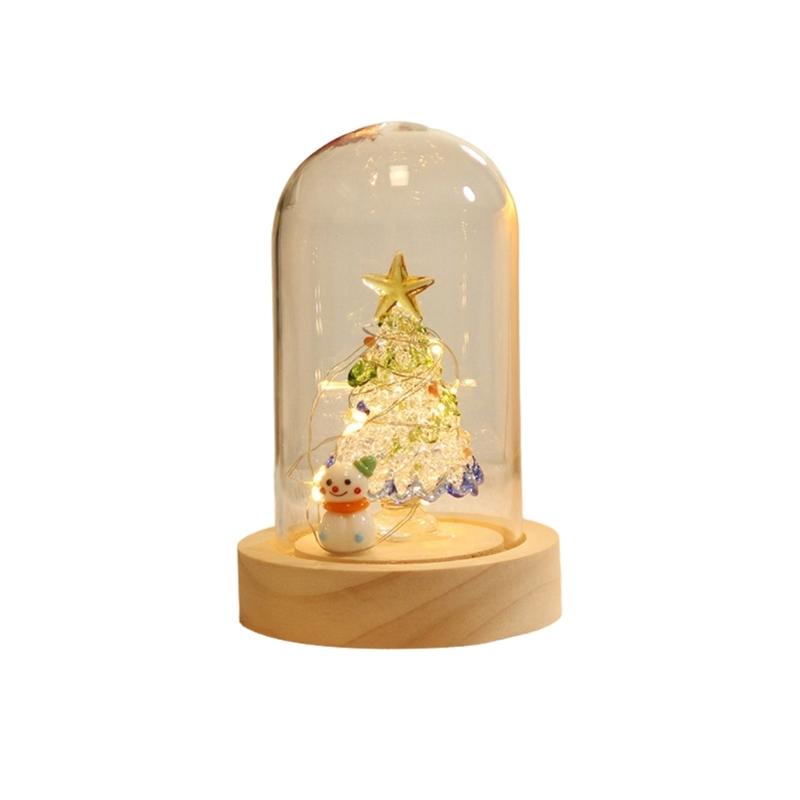 Pre Light Holiday Decors Tabletop Christmas Tree with Santa Reindeers Snow Scene in Glass Dome Creating Warm Atmosphere
Pre Light Holiday Decors Tabletop Christmas Tree with Santa Reindeers Snow Scene in Glass Dome Creating Warm Atmosphere