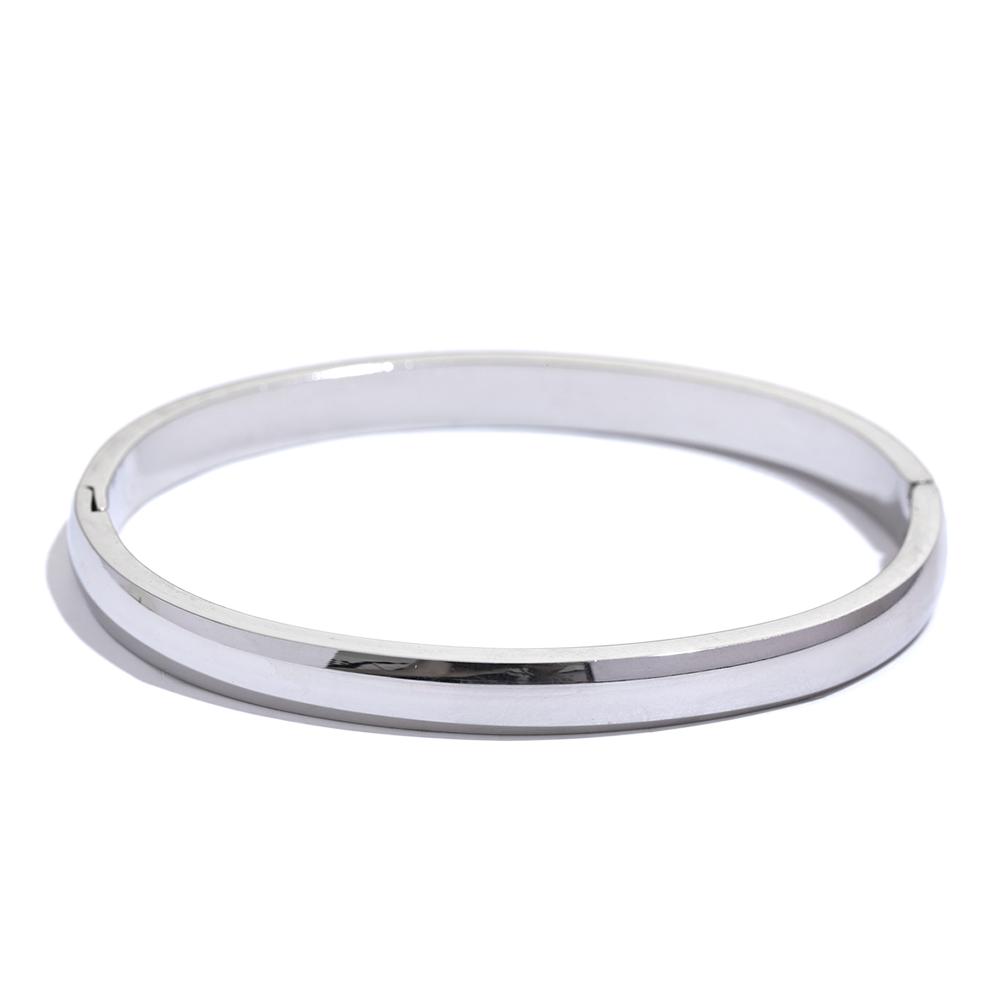 Yhpup 5*60mm High Quality Stainless Steel Round Smooth Bracelet Bangle Minimalist Metal Texture Rust Proof Daily Jewelry Women
Yhpup 5*60mm High Quality Stainless Steel Round Smooth Bracelet Bangle Minimalist Metal Texture Rust Proof Daily Jewelry Women