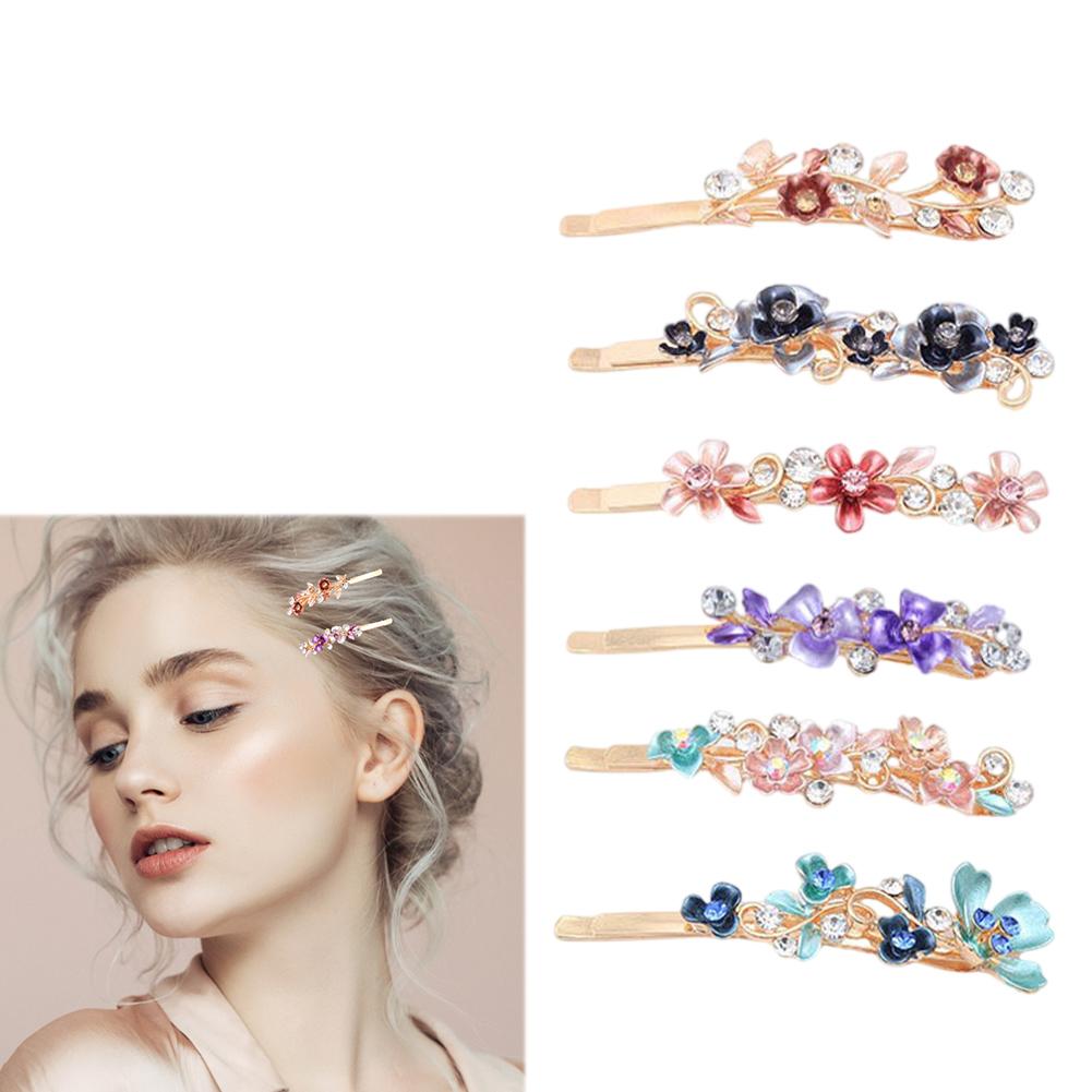 6/12 шт. Стразы красочные заколки для волос с цветочным дизайном сплав цветок заколка для волос французские декоративные аксессуары для волос для женщин и девочек 6Pcs 
6/12 шт. Стразы красочные заколки для волос с цветочным дизайном сплав цветок заколка для волос французские декоративные аксессуары для волос для женщин и девочек 6Pcs