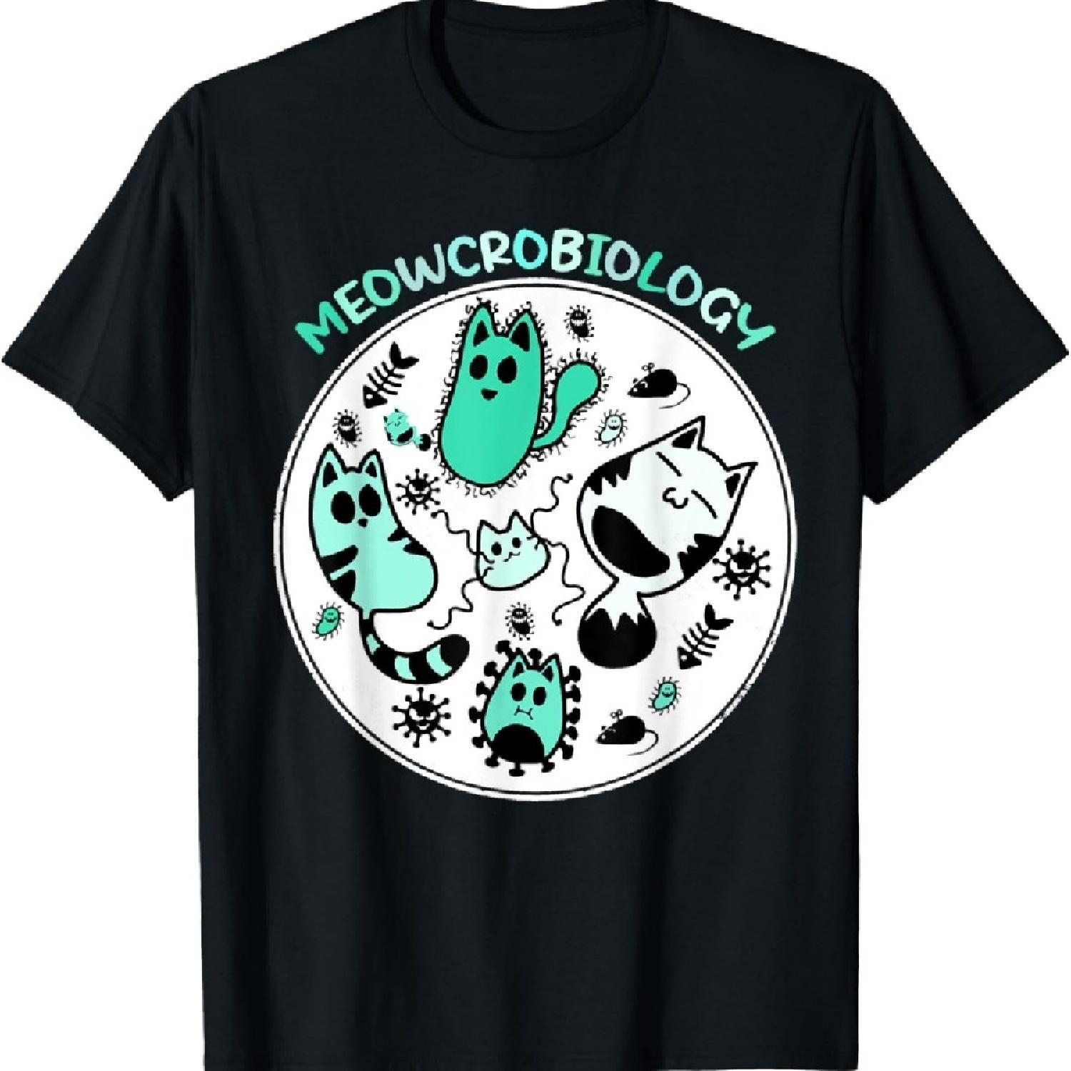 Мяукробиология Кошачьи Бактерии Микробиология Научная Лаборатория Футболка XXXXXL чёрный
Мяукробиология Кошачьи Бактерии Микробиология Научная Лаборатория Футболка XXXXXL чёрный