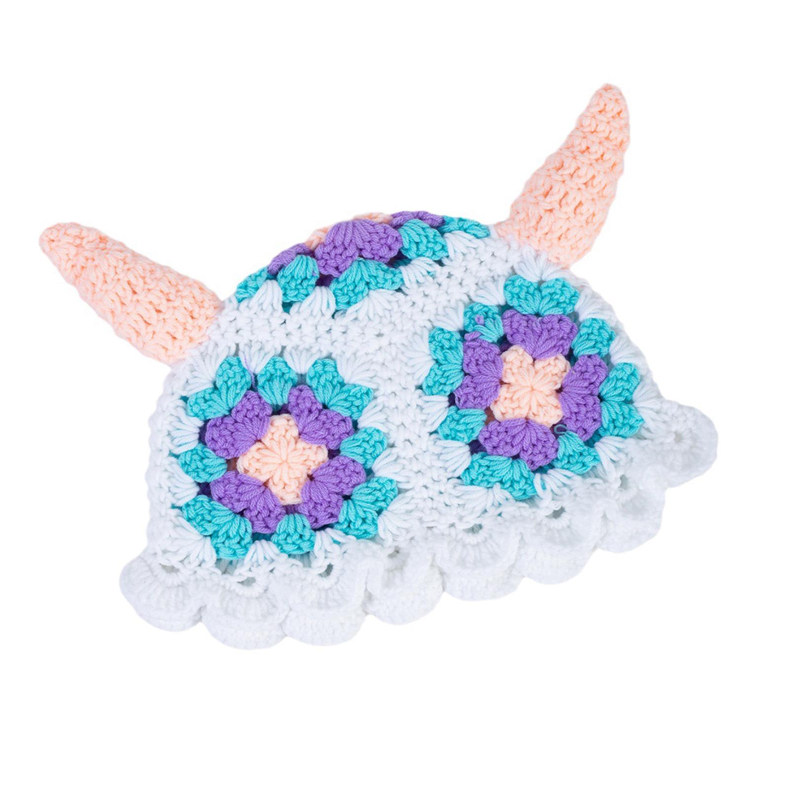 Sweet Girls Crochet Horn Decor Bucket Hat Cute Ladies Fisherman Cap Floral Pattern Woman Teens Casual Sunproof Hat 1
Sweet Girls Crochet Horn Decor Bucket Hat Cute Ladies Fisherman Cap Floral Pattern Woman Teens Casual Sunproof Hat 1