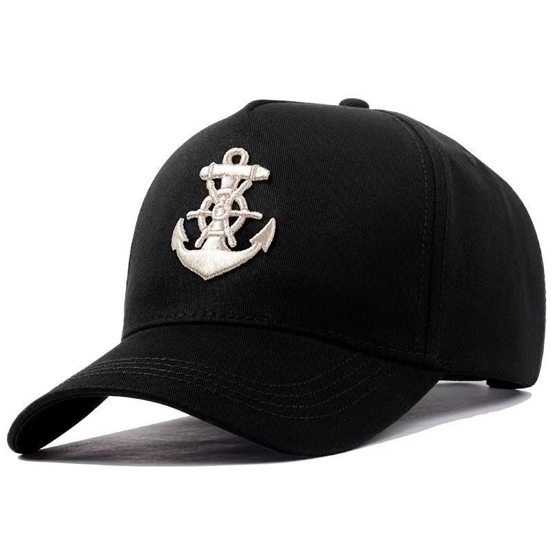 Ship anchor three-dimensional embroidery spring and autumn fashionable baseball cap, hardtop handsome duckbill cap, looks small Adjustable білий
Ship anchor three-dimensional embroidery spring and autumn fashionable baseball cap, hardtop handsome duckbill cap, looks small Adjustable білий