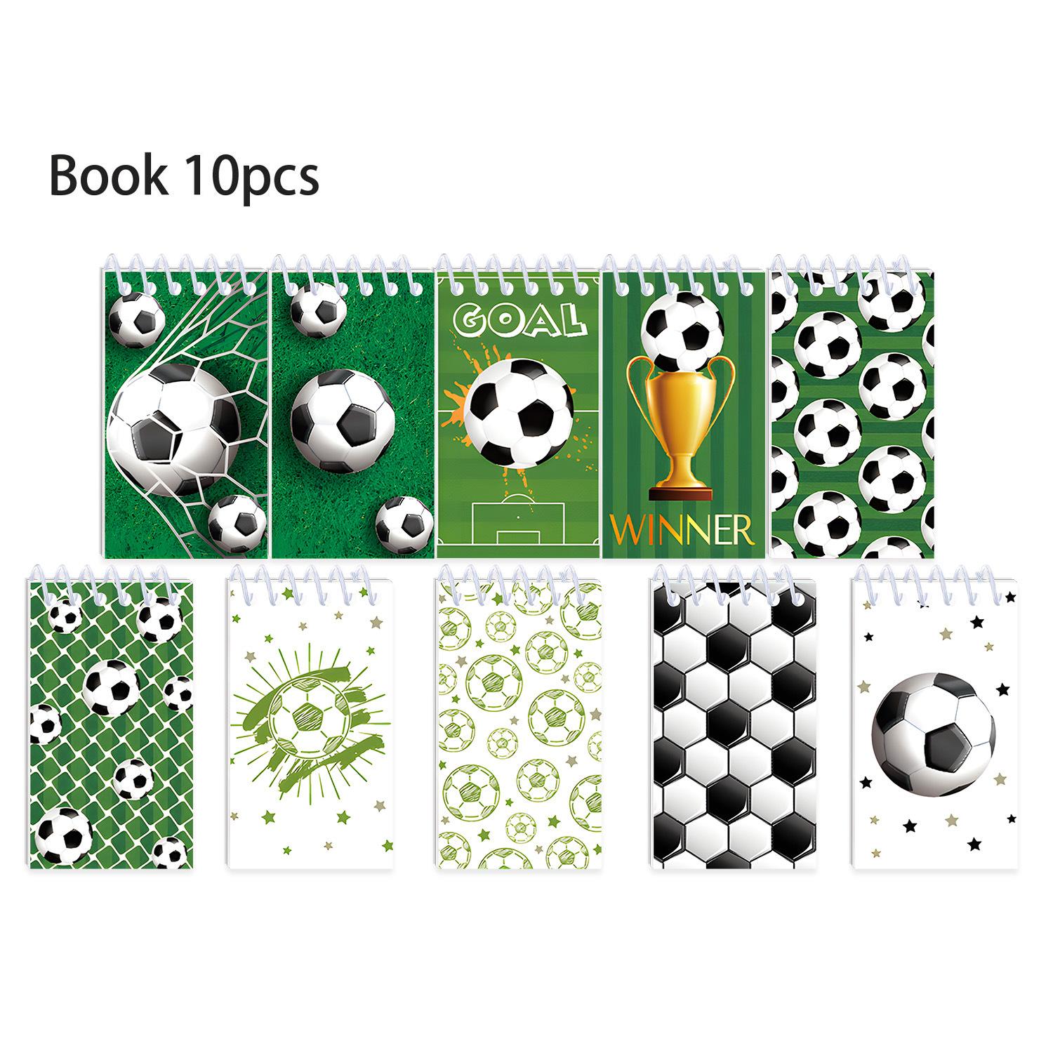 10Pcs Football Themed Children s Shorthand Notebook, Student Learning Notebook, Party Decoration Schedule Book
10Pcs Football Themed Children s Shorthand Notebook, Student Learning Notebook, Party Decoration Schedule Book