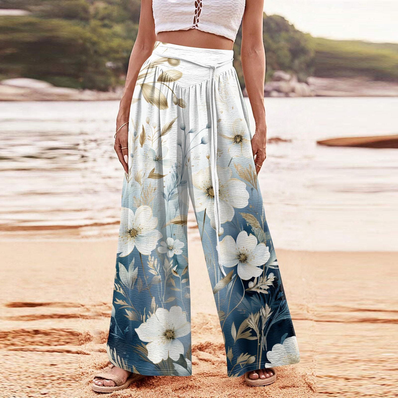 Женские повседневные тонкие эластичные брюки с высокой талией и широкими штанинами с цифровым принтом XXL
Женские повседневные тонкие эластичные брюки с высокой талией и широкими штанинами с цифровым принтом XXL