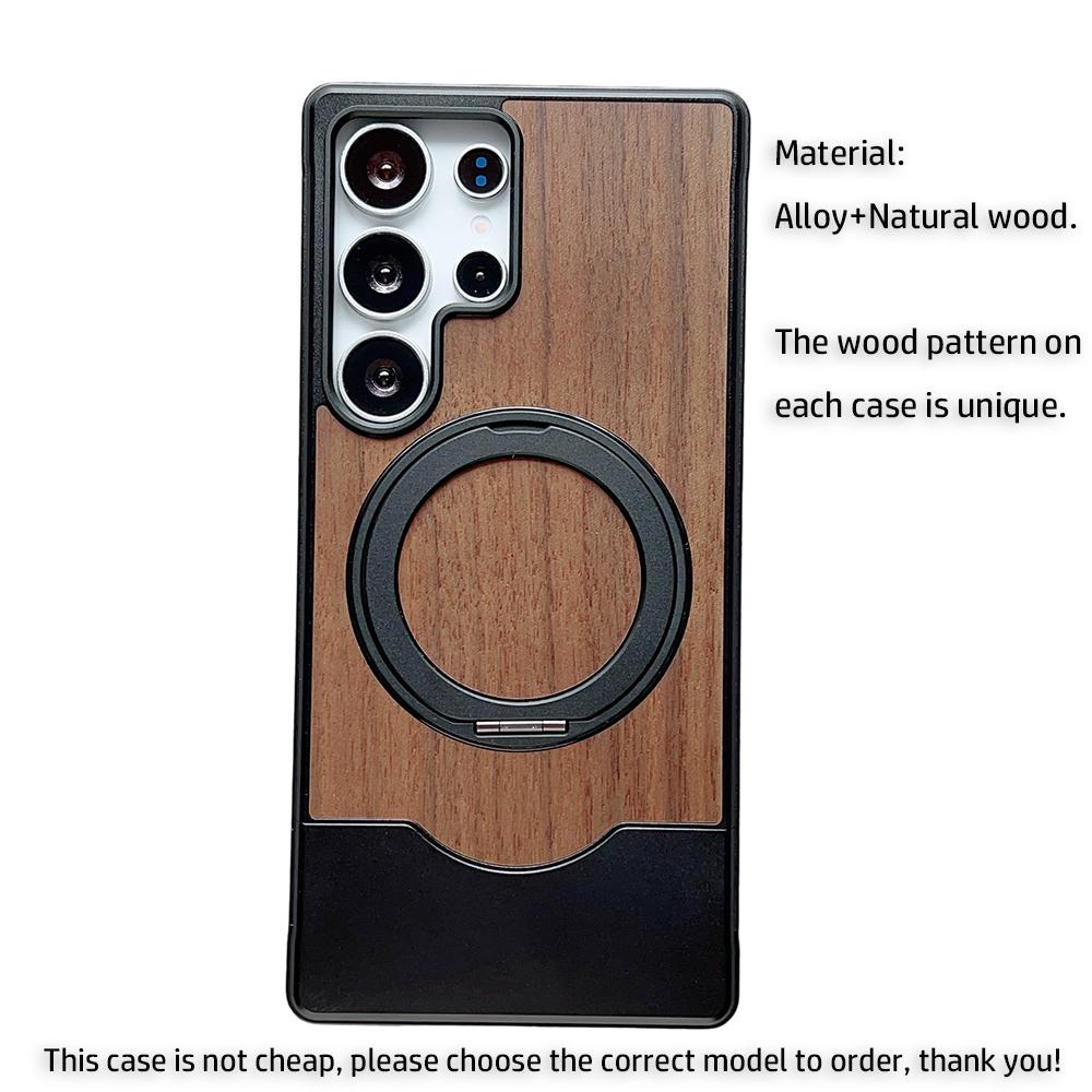 Alloy Wood Hybrid Case For Samsung Galaxy S24 S25 Ultra 360° Rotation Metal Stand Matte Magentic Expandable Frameless Cover Wood Alloy&Galaxy S25 Ultra чорний
Alloy Wood Hybrid Case For Samsung Galaxy S24 S25 Ultra 360° Rotation Metal Stand Matte Magentic Expandable Frameless Cover Wood Alloy&Galaxy S25 Ultra чорний